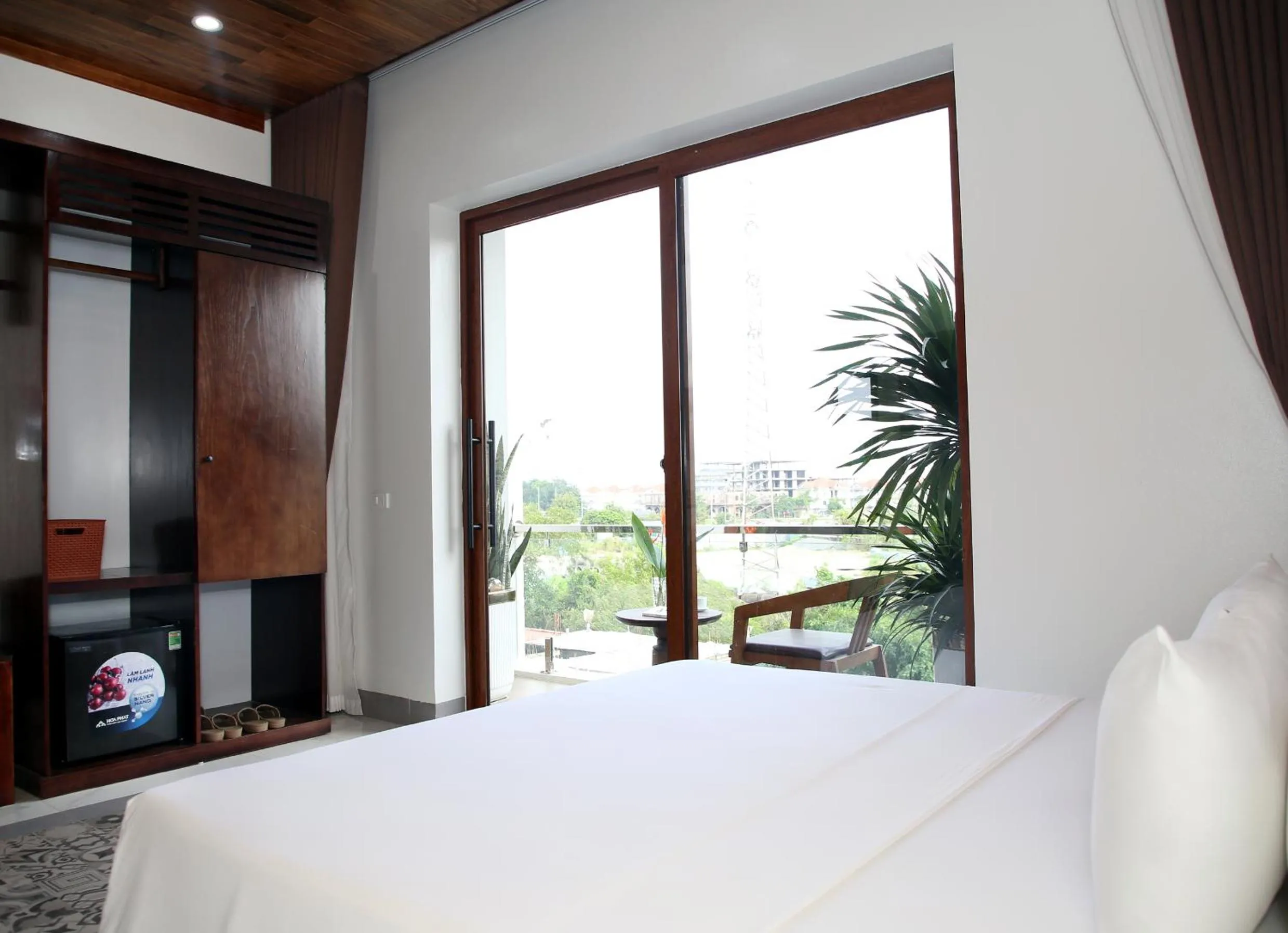 View (from property/room), Bed in Daisy's Villa TamCoc