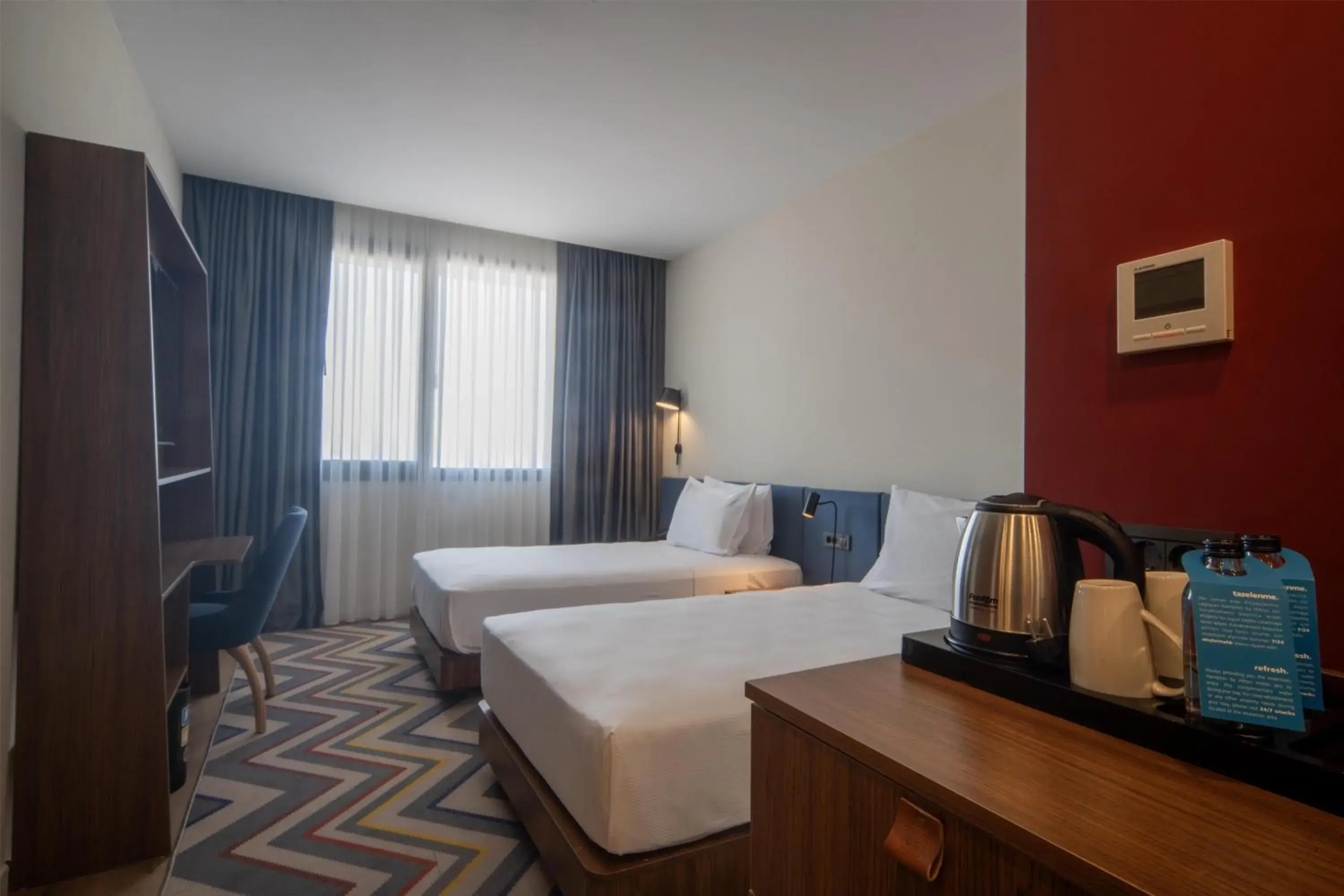 Twin Room - Non-Smoking in Hampton By Hilton Denizli Twin Room - Non-Smoking in Hampton By Hilton Denizli