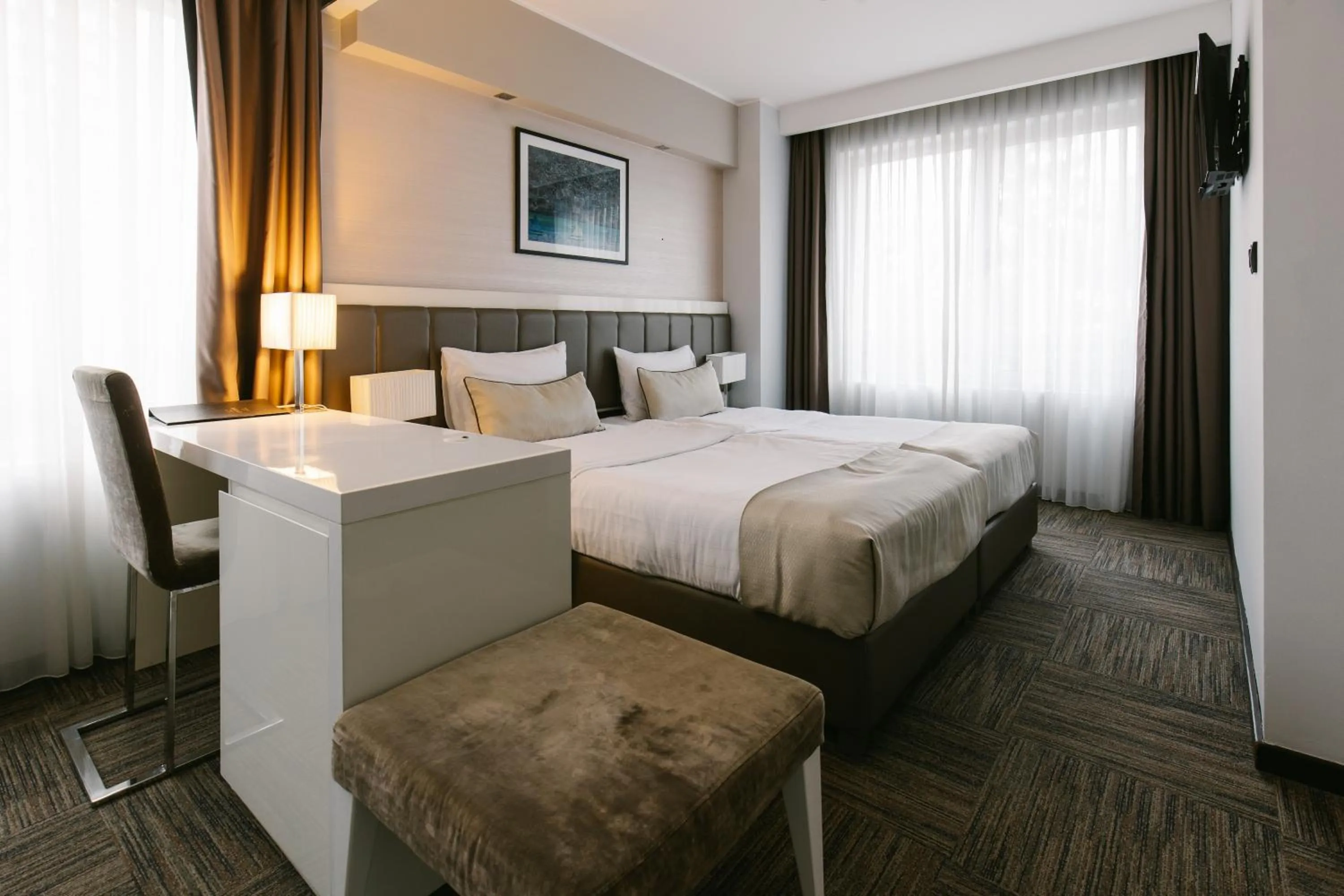 Bed in Hotel Heritage