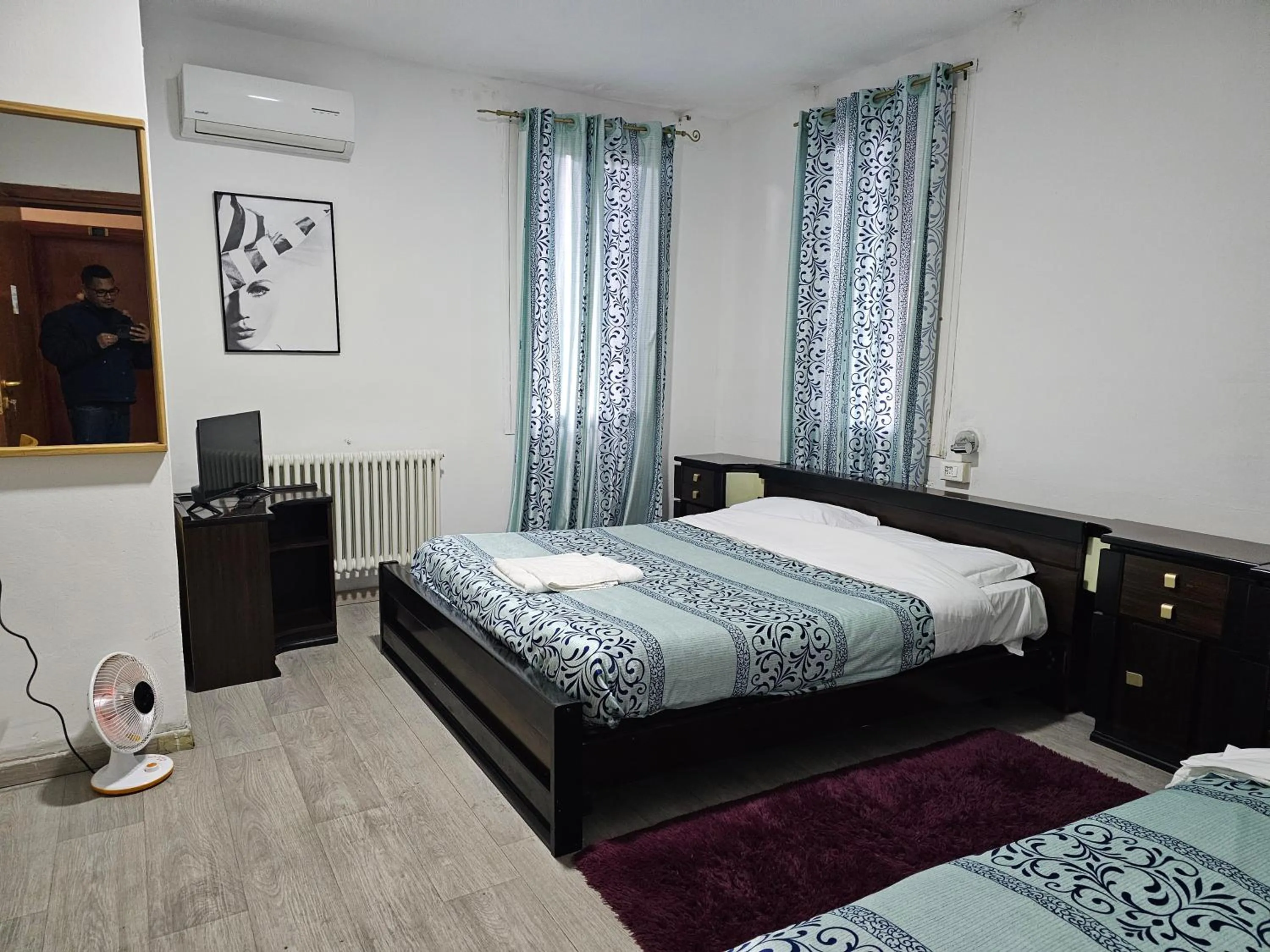 Bed in Hotel Giovannina