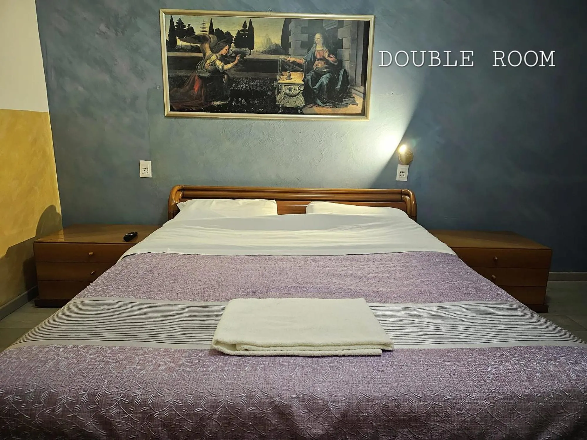 Bed in Hotel Giovannina