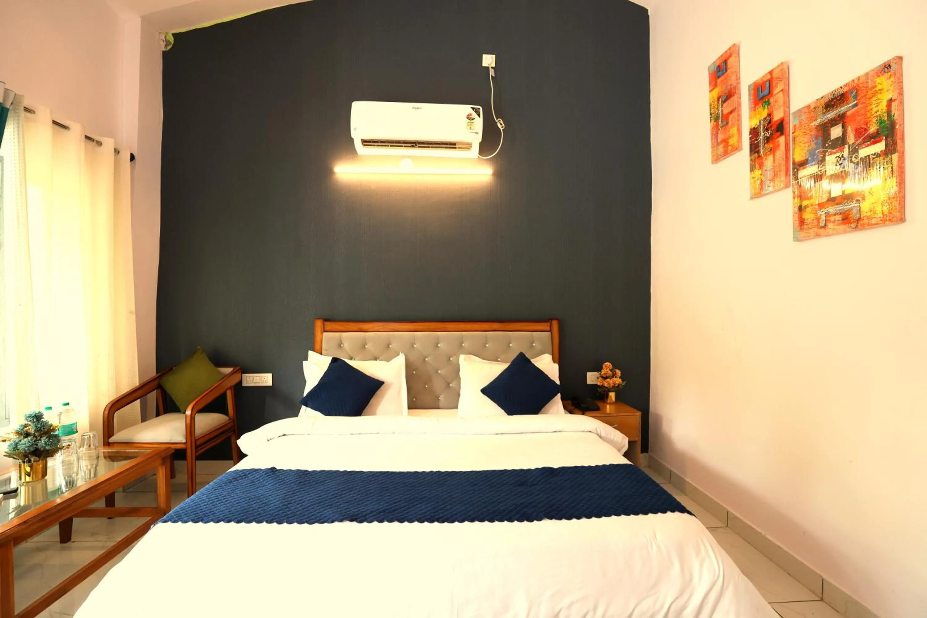 Bedroom, Bed in Aranya Resort & Suites By Shivaneel Hospitality