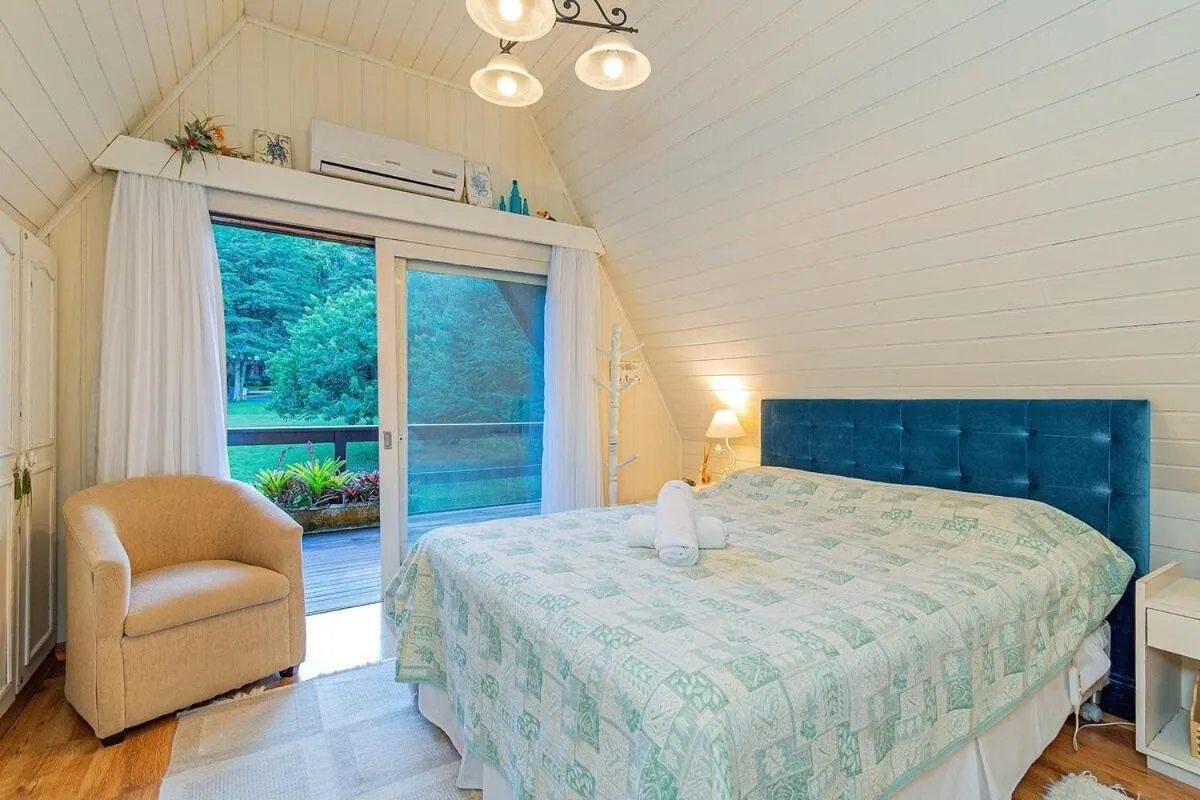 Bed in Rosa Casa Vale do Bosque