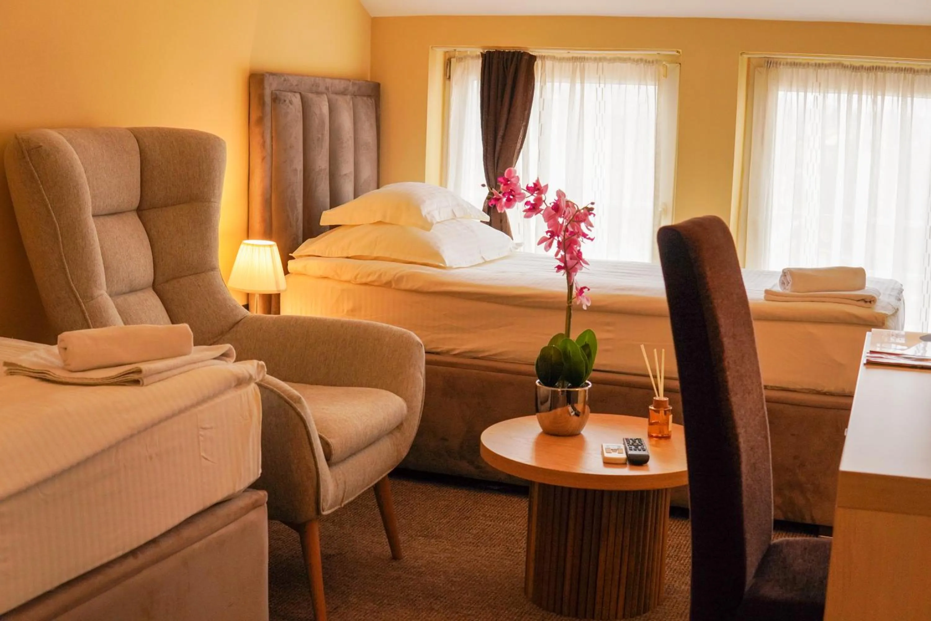 Bedroom, Bed in Garni Hotel Biser