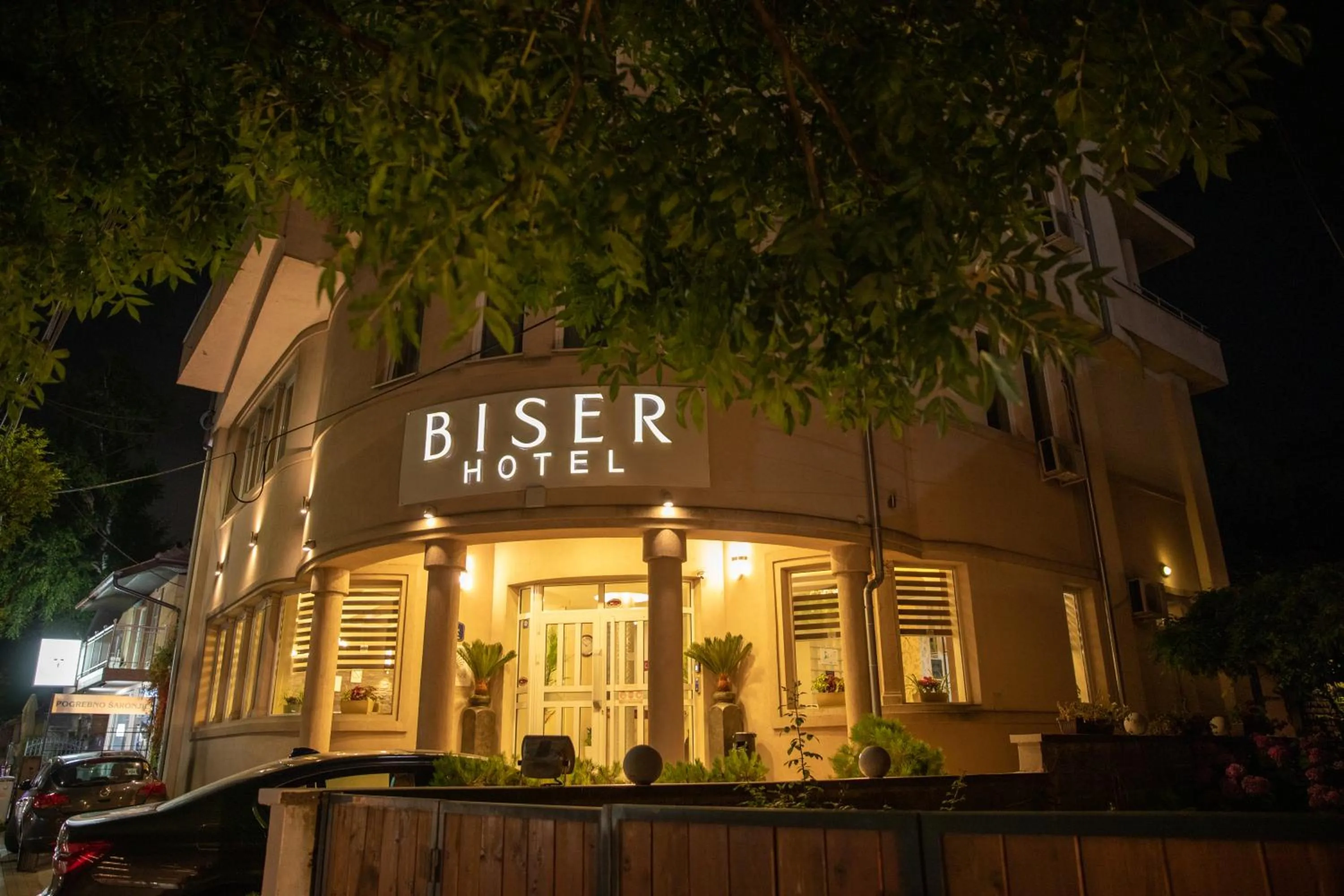 Property building in Garni Hotel Biser