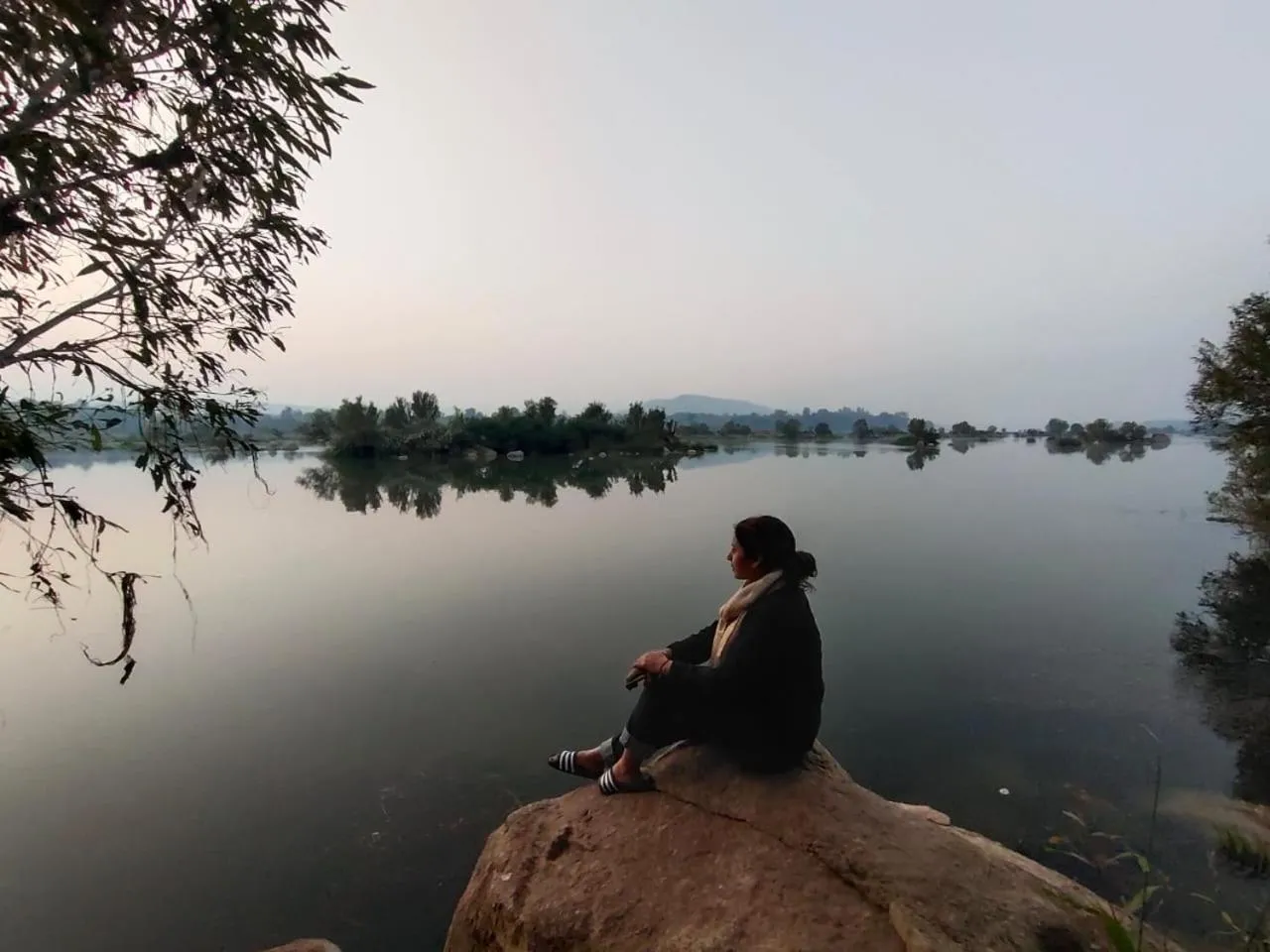 River view in Greetoe Camp Panna