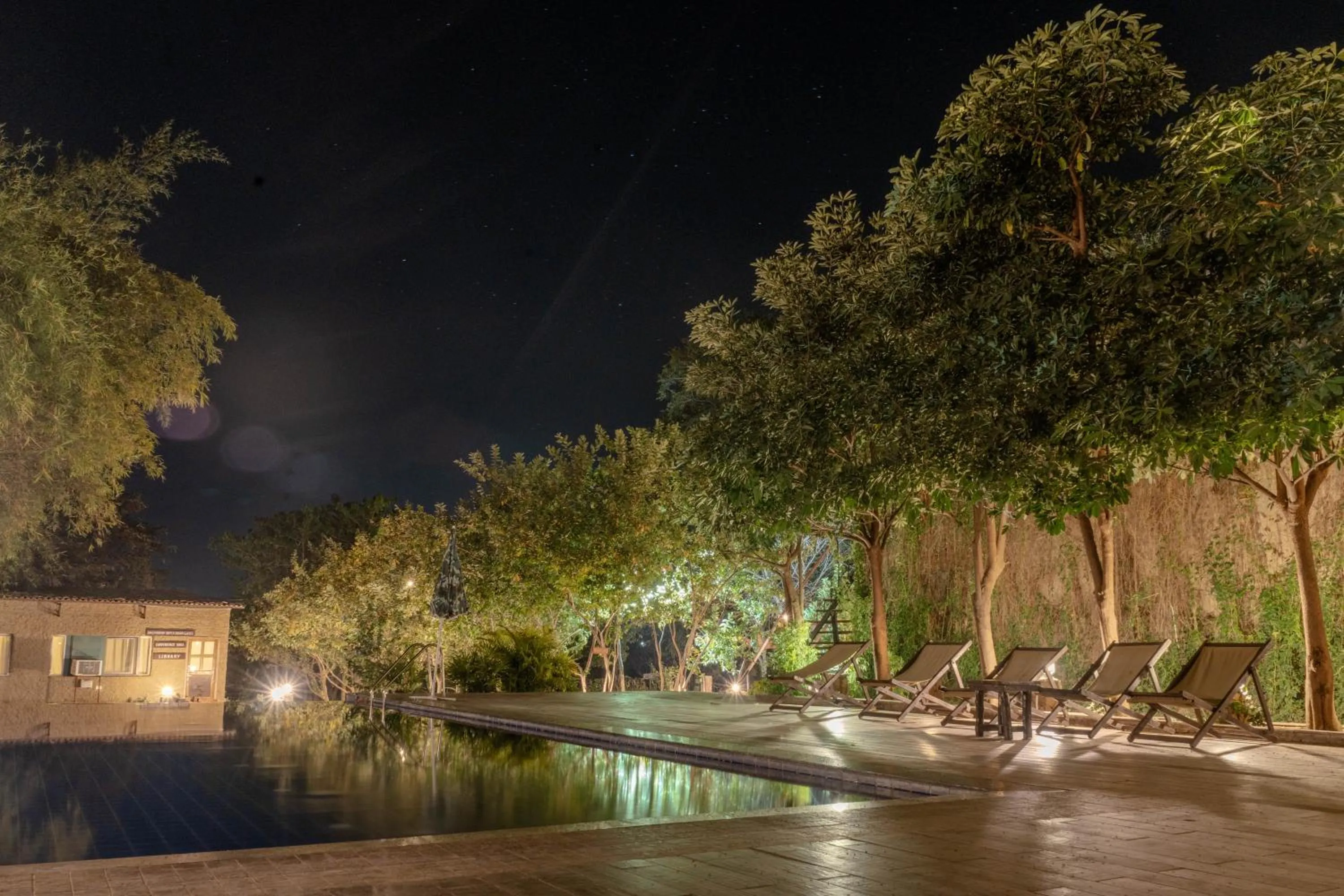 Pool view in Greetoe Camp Panna