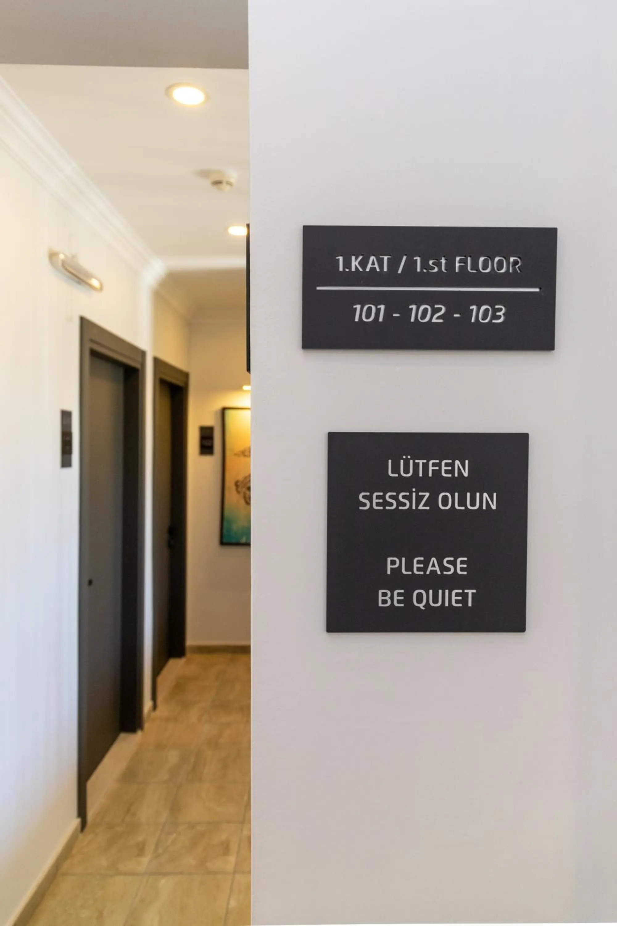 Floor plan in Galley Hotel