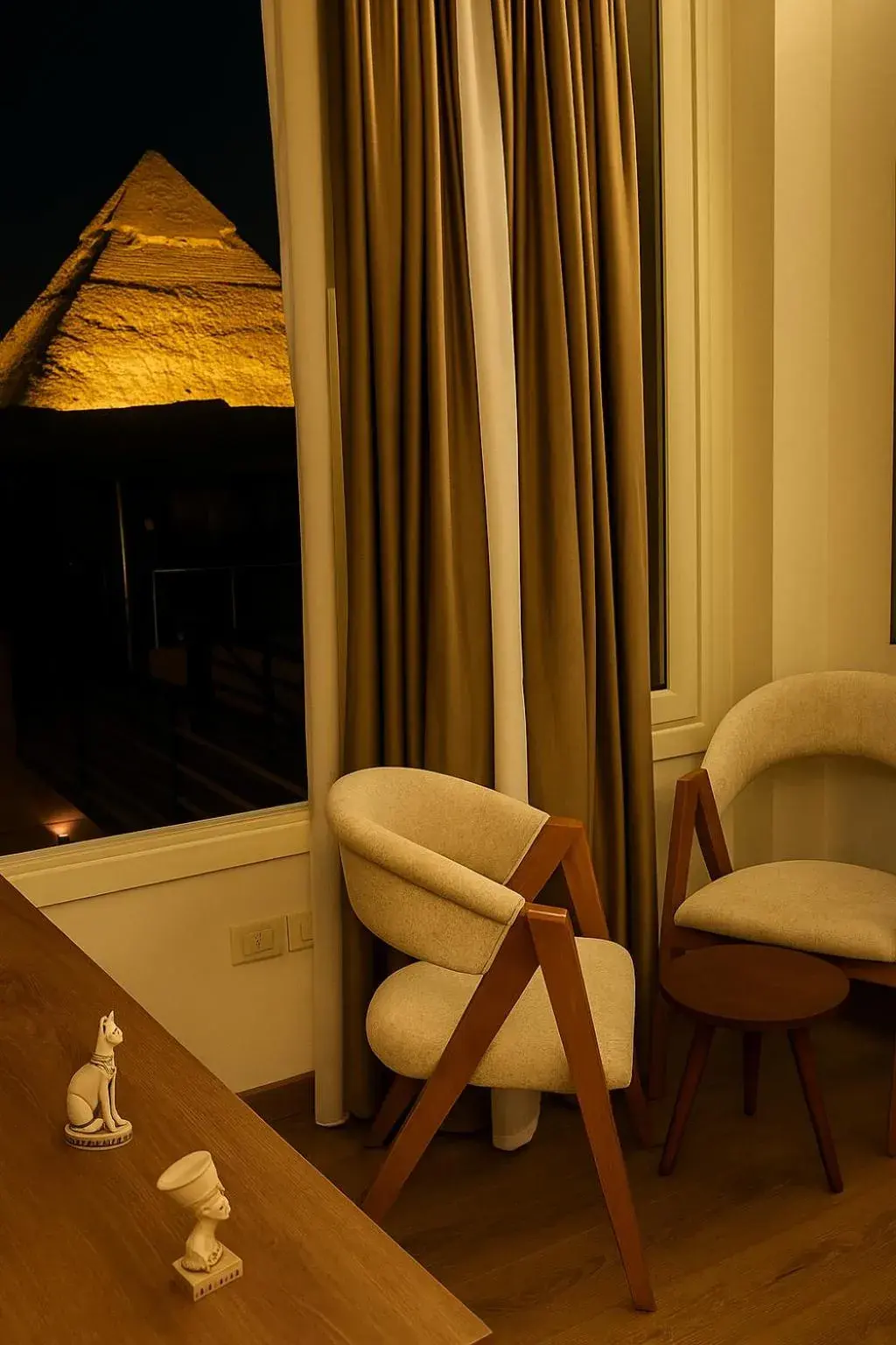 Double or Twin Room with View in Nefri Pyramids Hotel Double or Twin Room with View in Nefri Pyramids Hotel