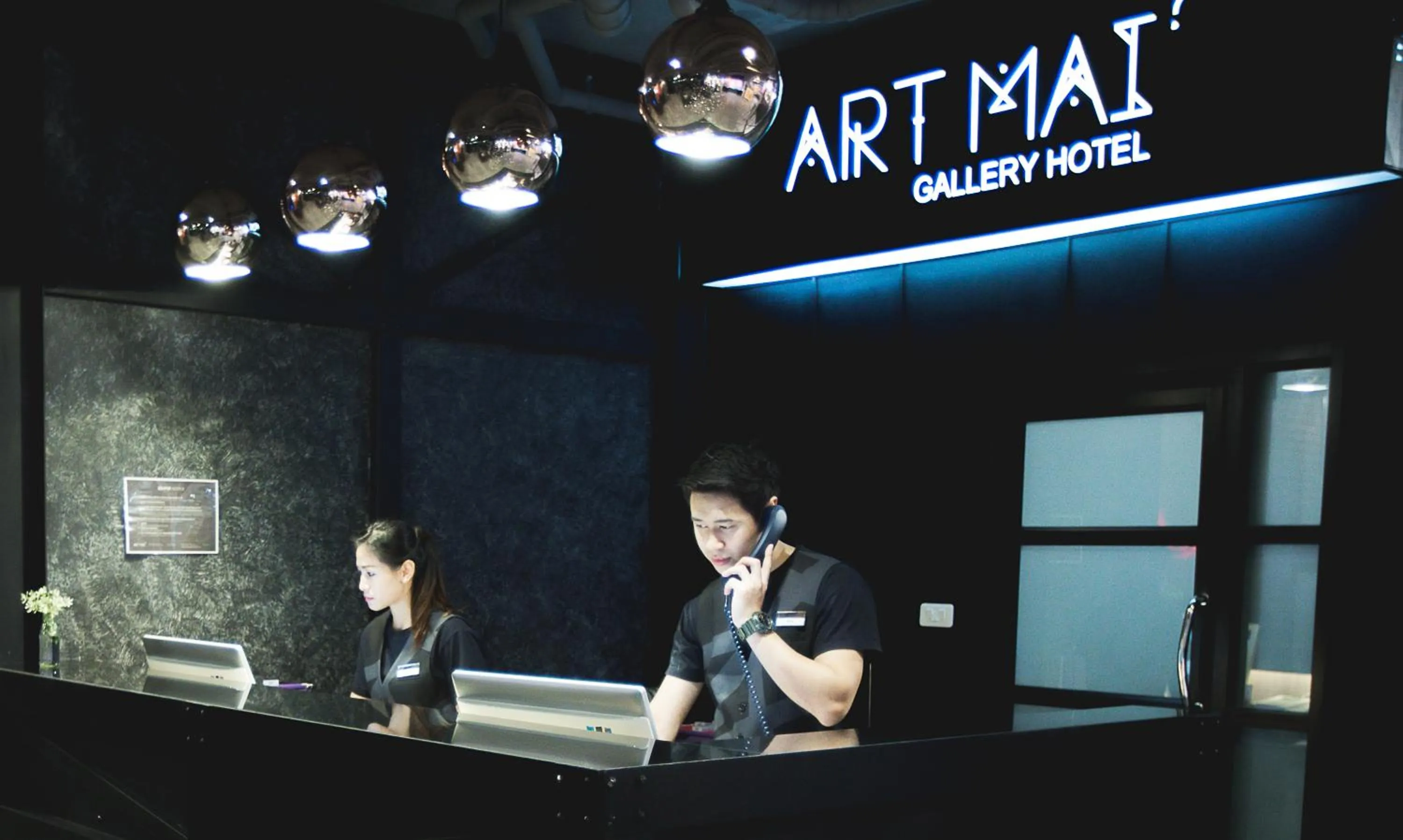 Staff in Art Mai Gallery Nimman Hotel Chiang Mai