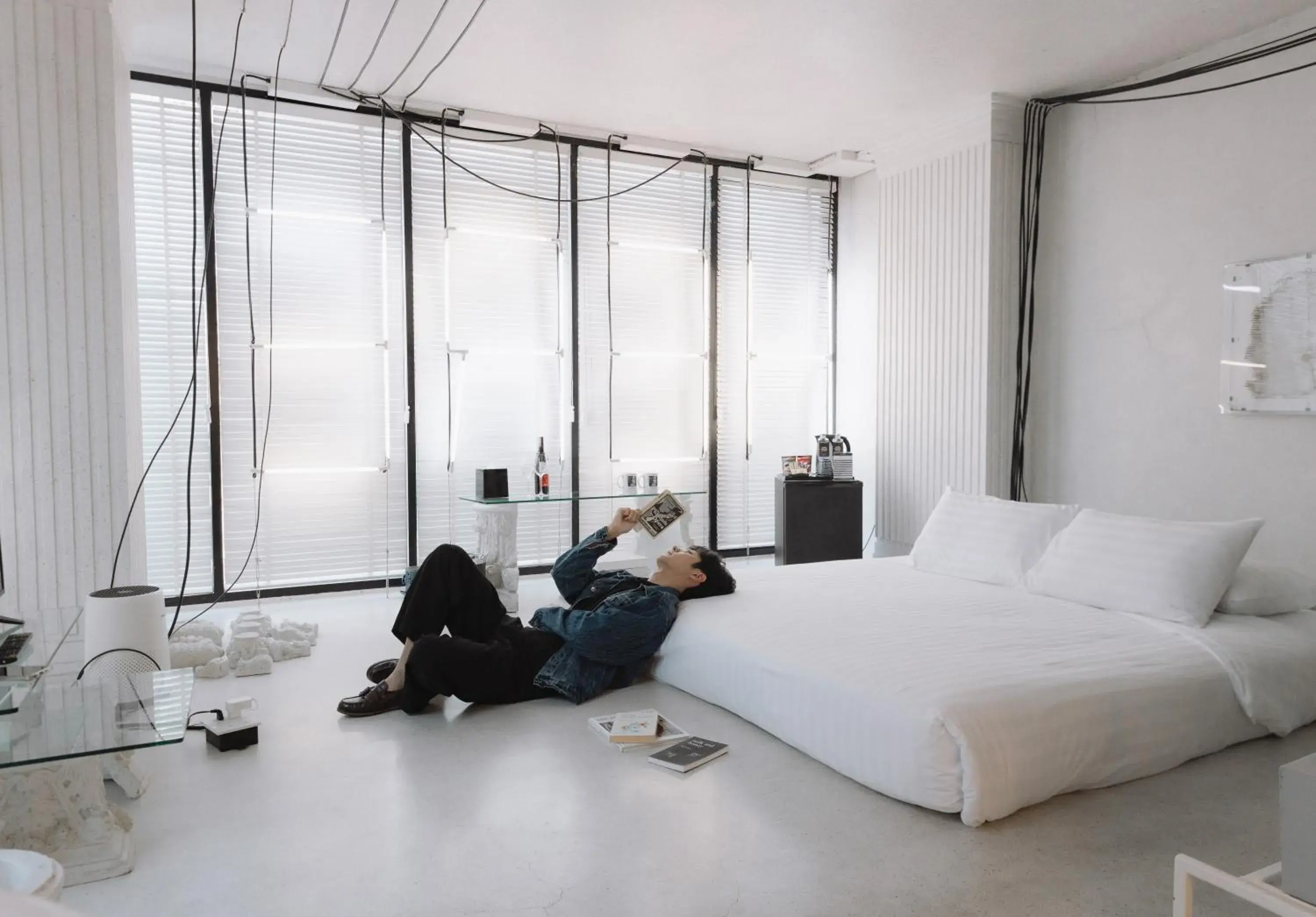 Bed in Art Mai Gallery Nimman Hotel Chiang Mai Bed in Art Mai Gallery Nimman Hotel Chiang Mai