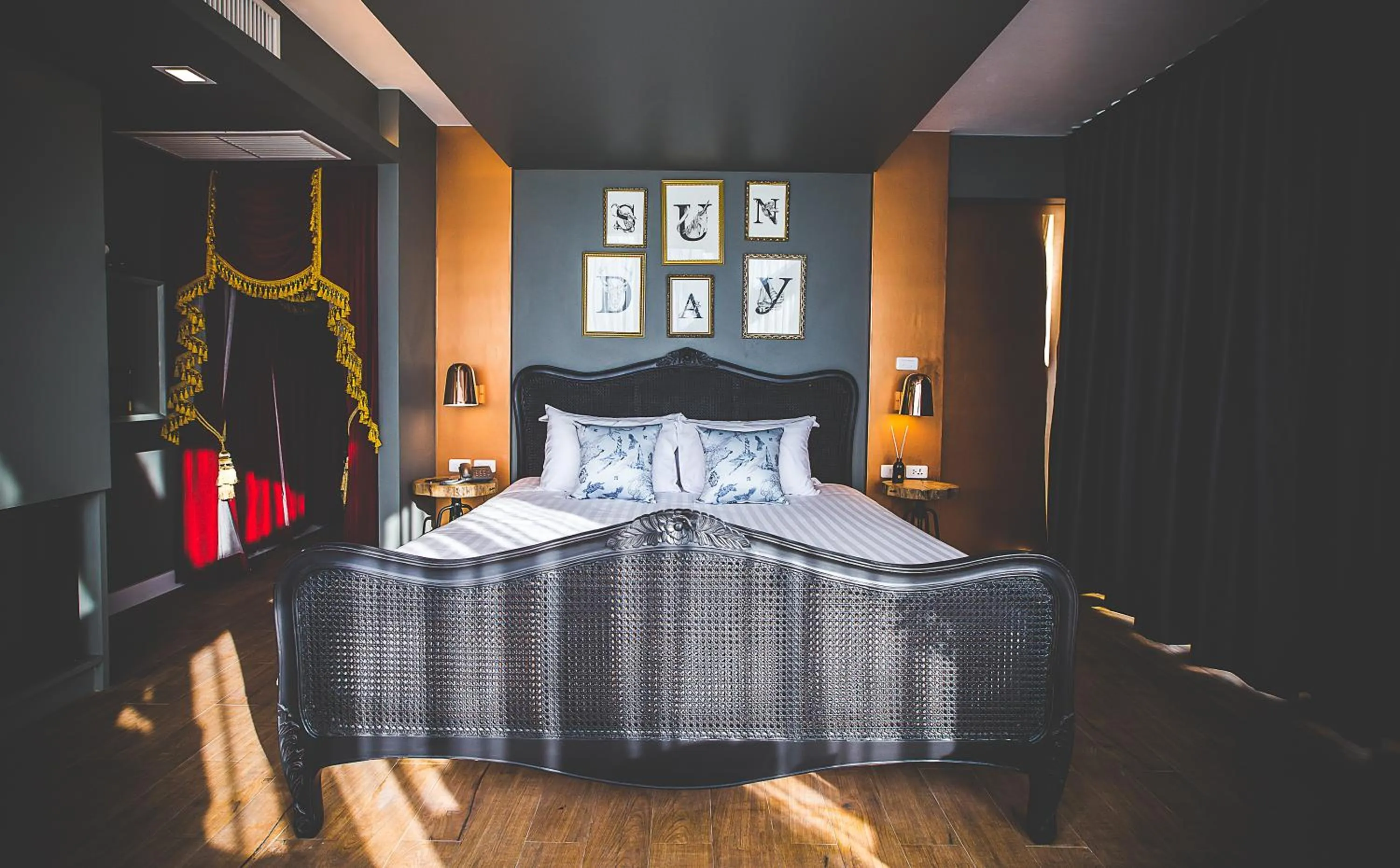 Bed in Art Mai Gallery Nimman Hotel Chiang Mai