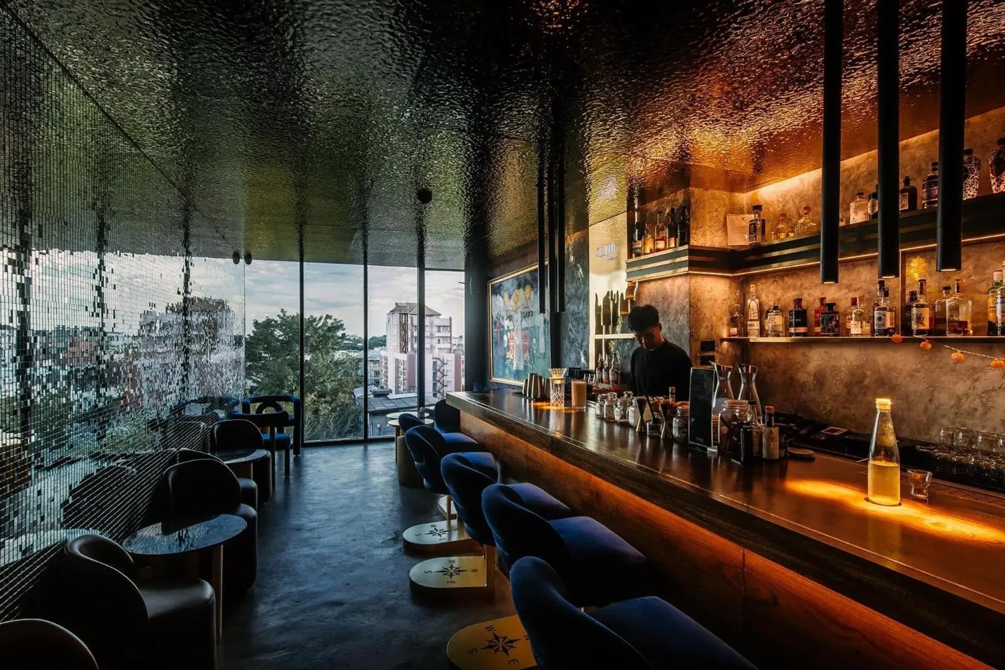 Lounge or bar in Art Mai Gallery Nimman Hotel Chiang Mai Lounge or bar in Art Mai Gallery Nimman Hotel Chiang Mai