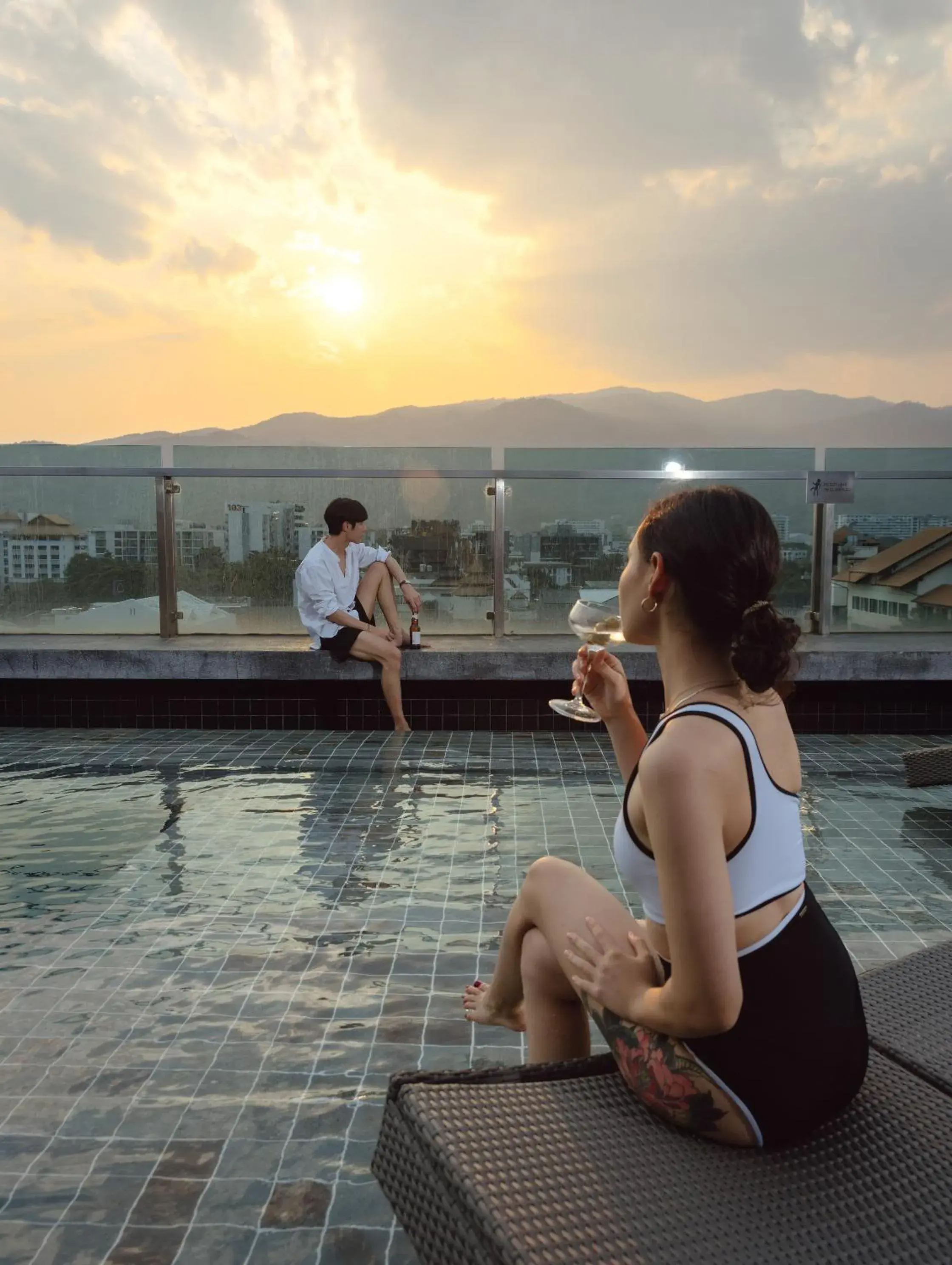 Swimming pool in Art Mai Gallery Nimman Hotel Chiang Mai Swimming pool in Art Mai Gallery Nimman Hotel Chiang Mai