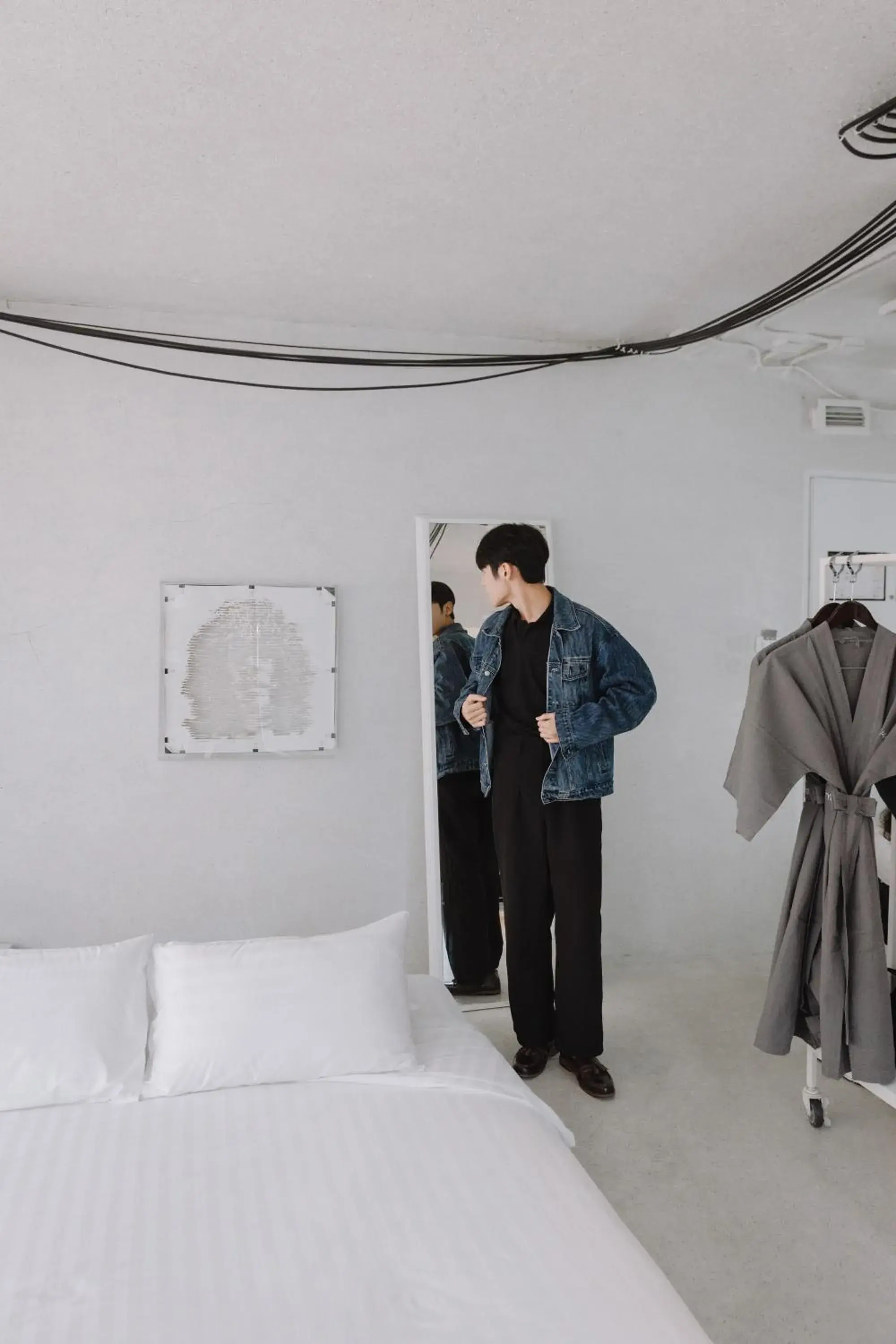 Bed in Art Mai Gallery Nimman Hotel Chiang Mai Bed in Art Mai Gallery Nimman Hotel Chiang Mai