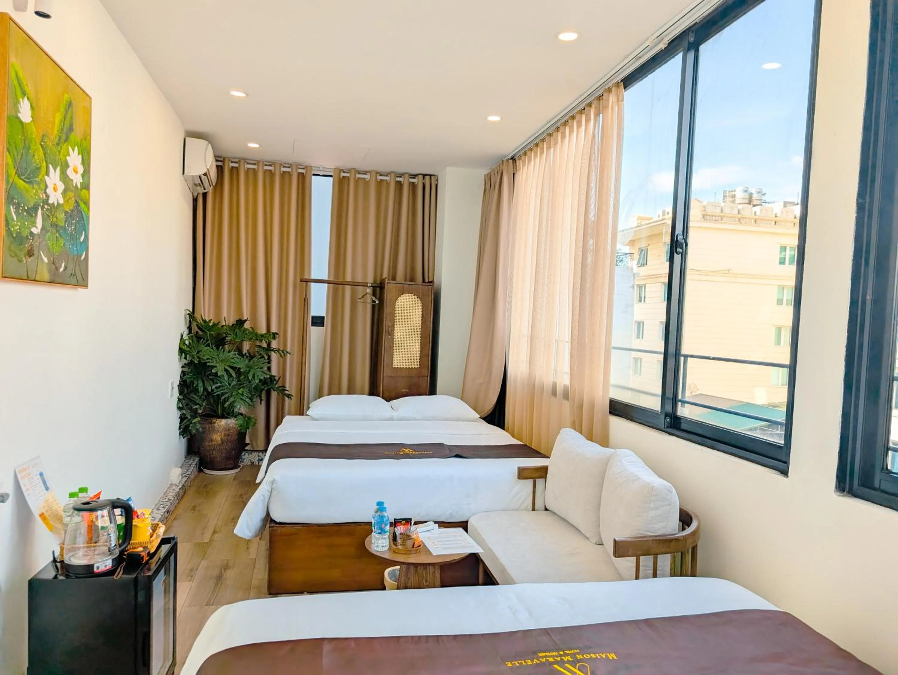 Bed in Maison Maravelle Hotel - Boutique Stay in Hanoi Old Quarter