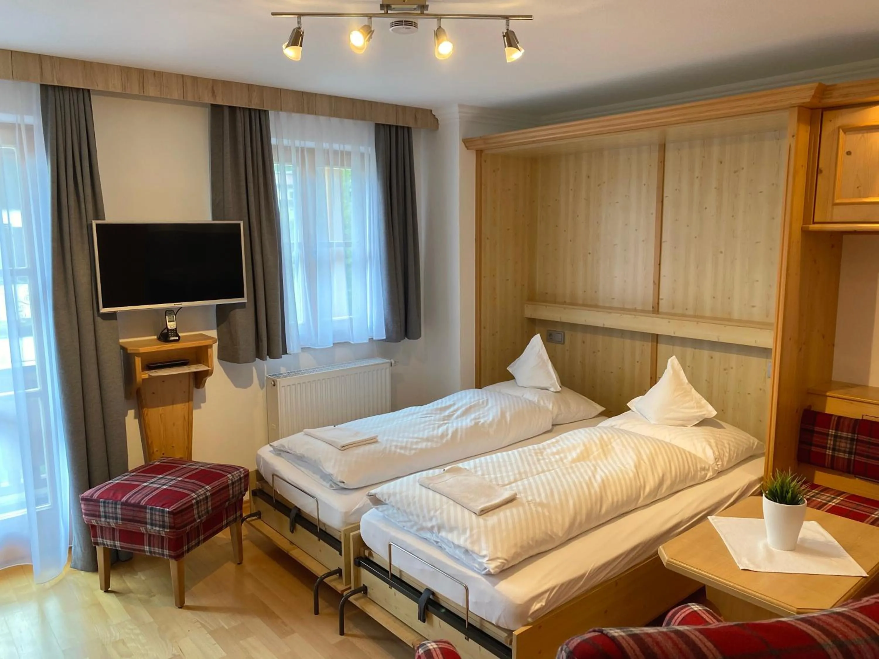 Bed in Ferienwohnungen Beim Hausbacher