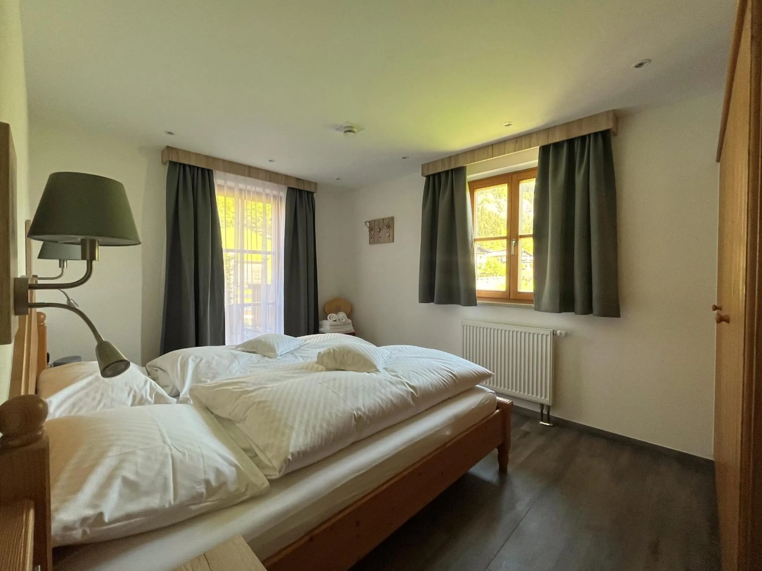 Bed in Ferienwohnungen Beim Hausbacher