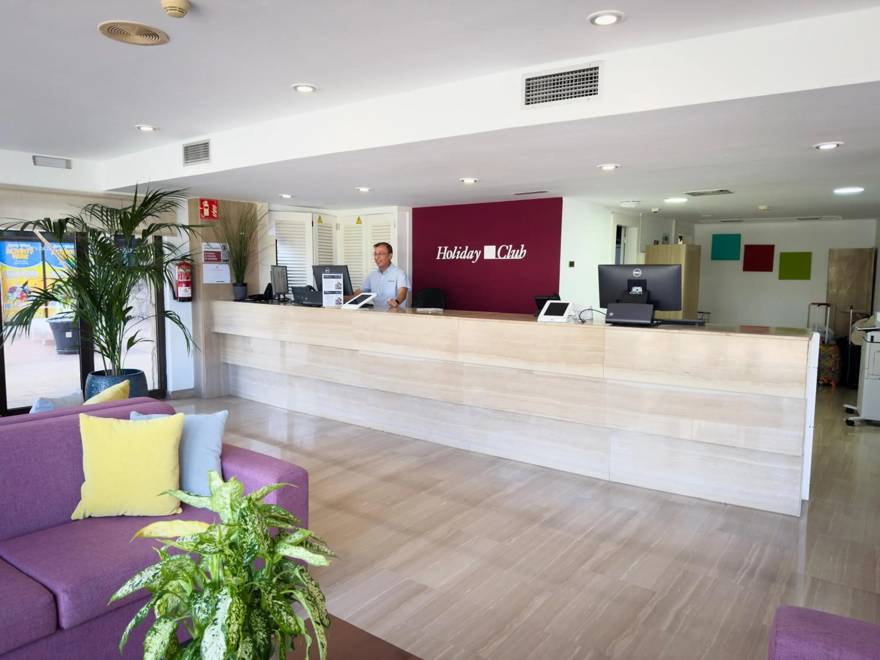 Lobby or reception in Holiday Club Puerto Calma