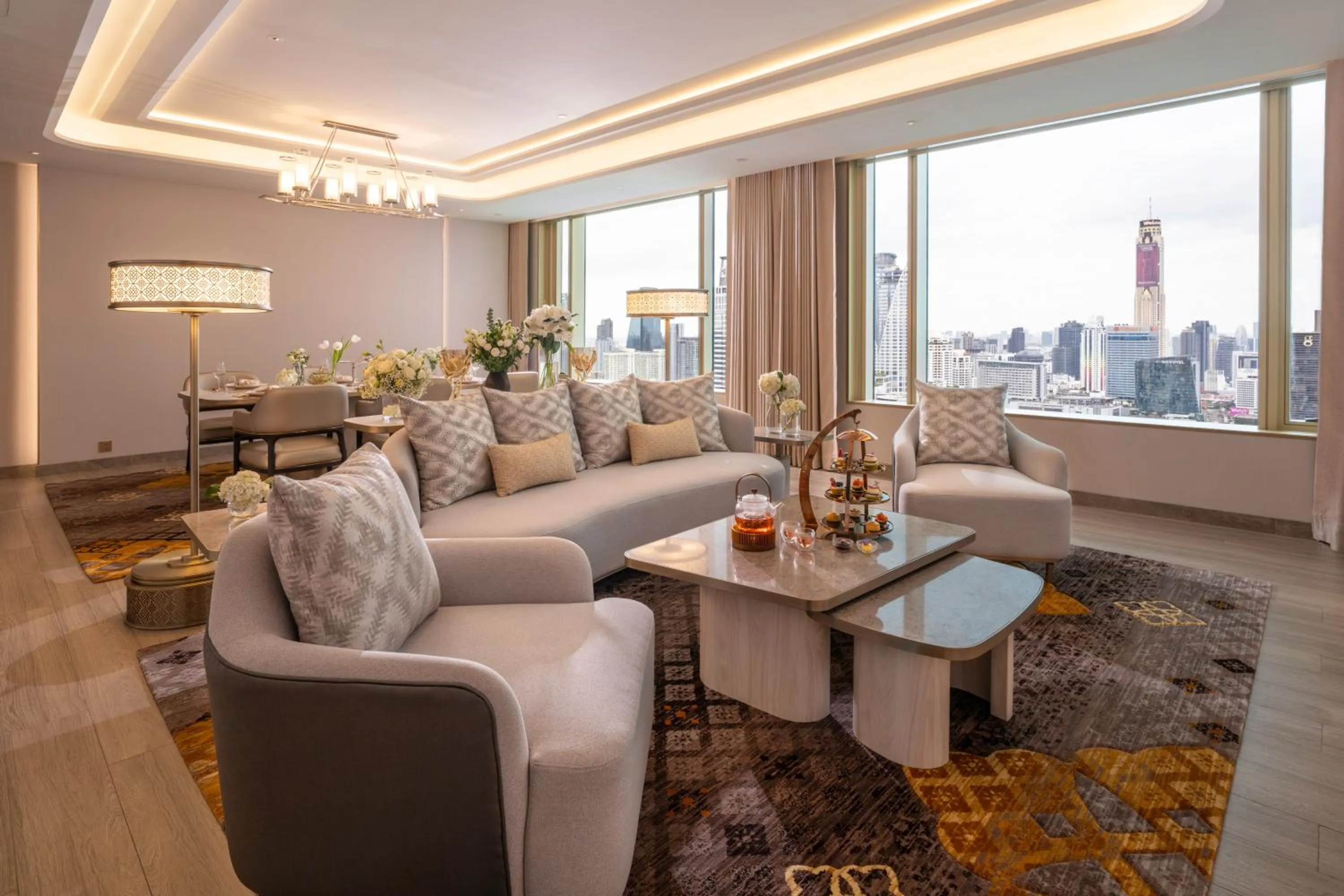 Living room in Grande Centre Point Prestige Bangkok