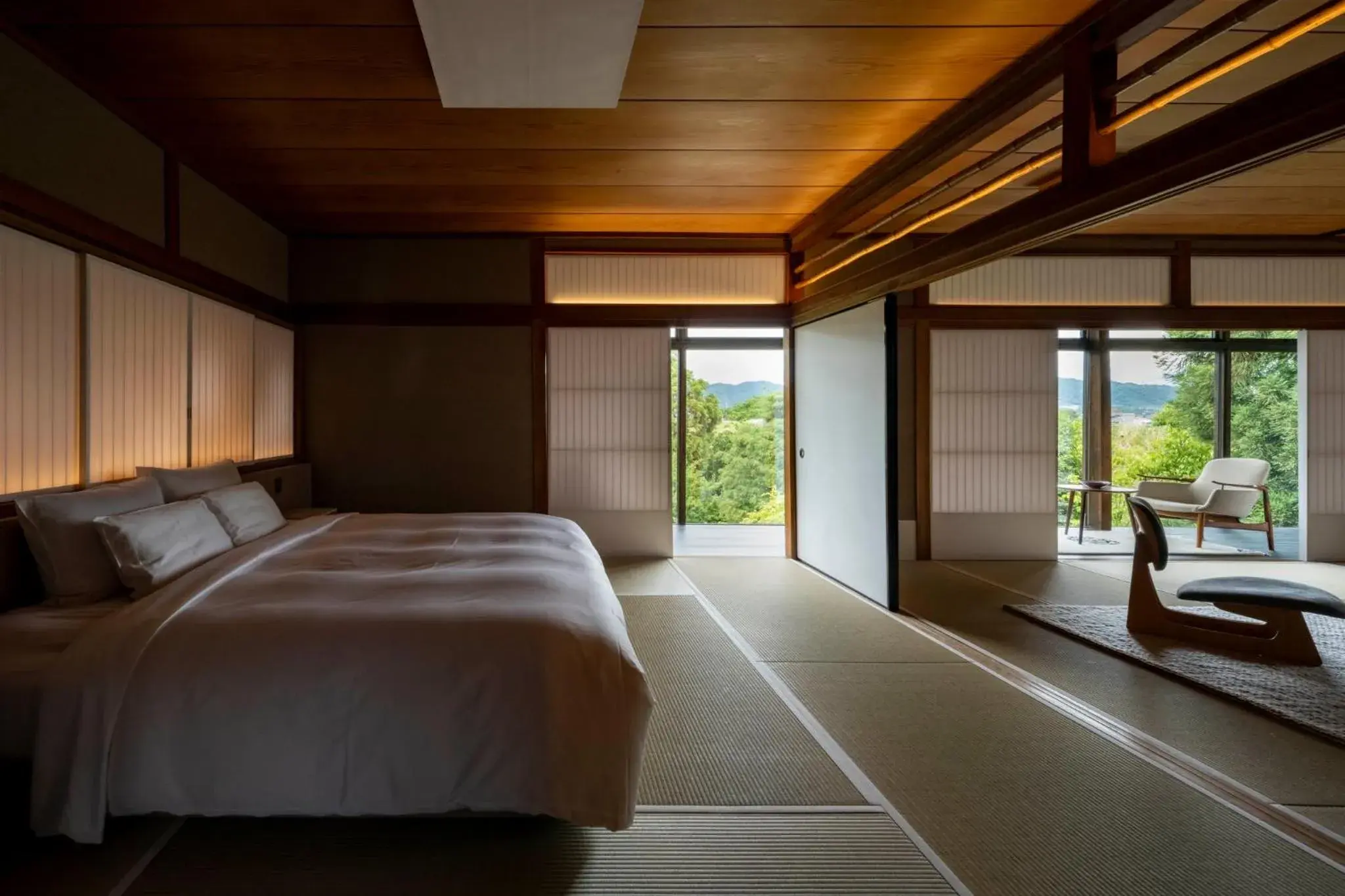 Twin Room with Garden View - single occupancy in Momoyama Onsen Tsukimikan Twin Room with Garden View - single occupancy in Momoyama Onsen Tsukimikan