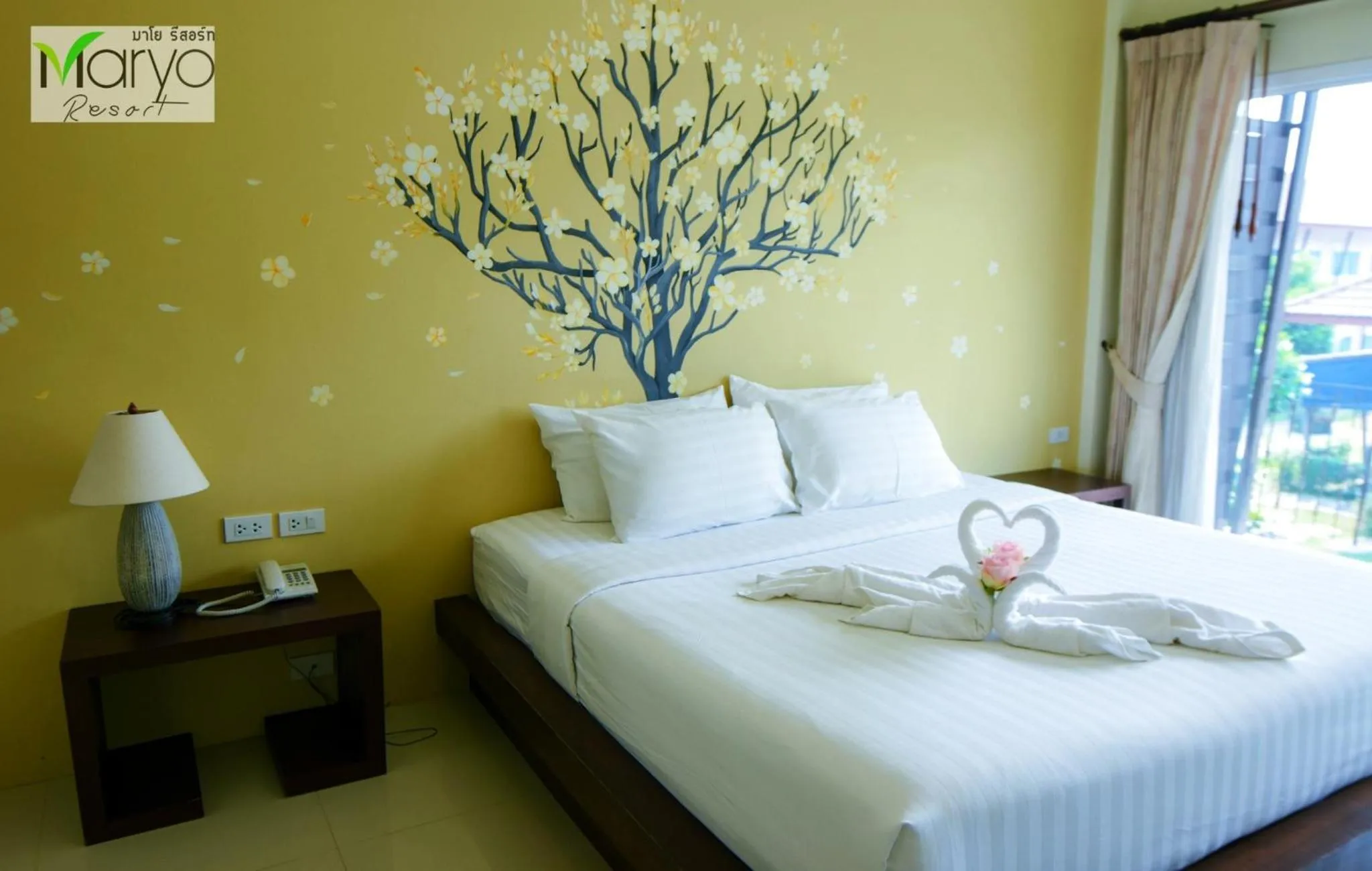 Bed in Maryo Resort Chiangrai - SHA Plus