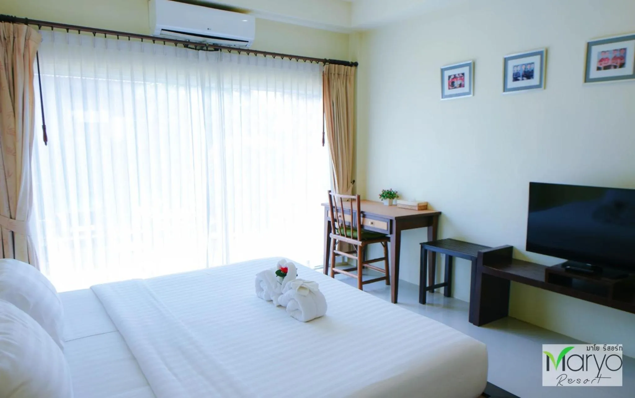 Bed in Maryo Resort Chiangrai - SHA Plus