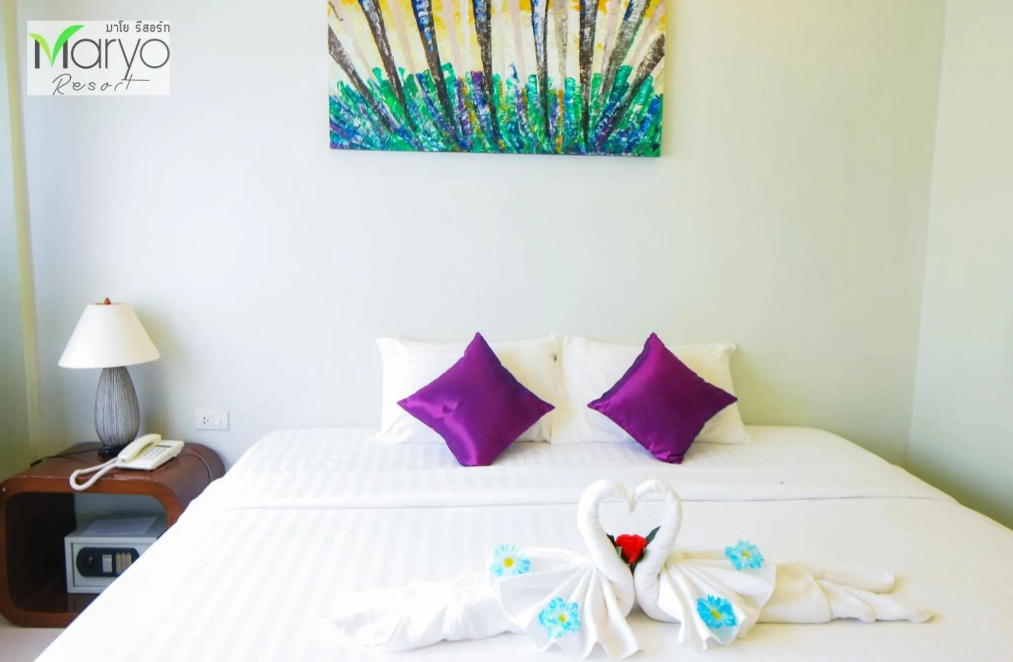 Bed in Maryo Resort Chiangrai - SHA Plus