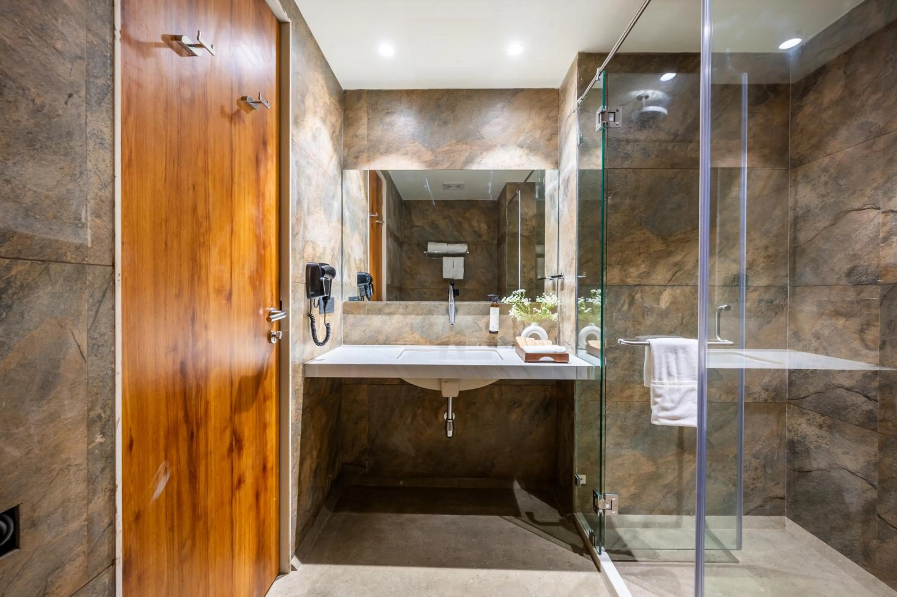 Bathroom in ARK Lake Resort, Igatpuri