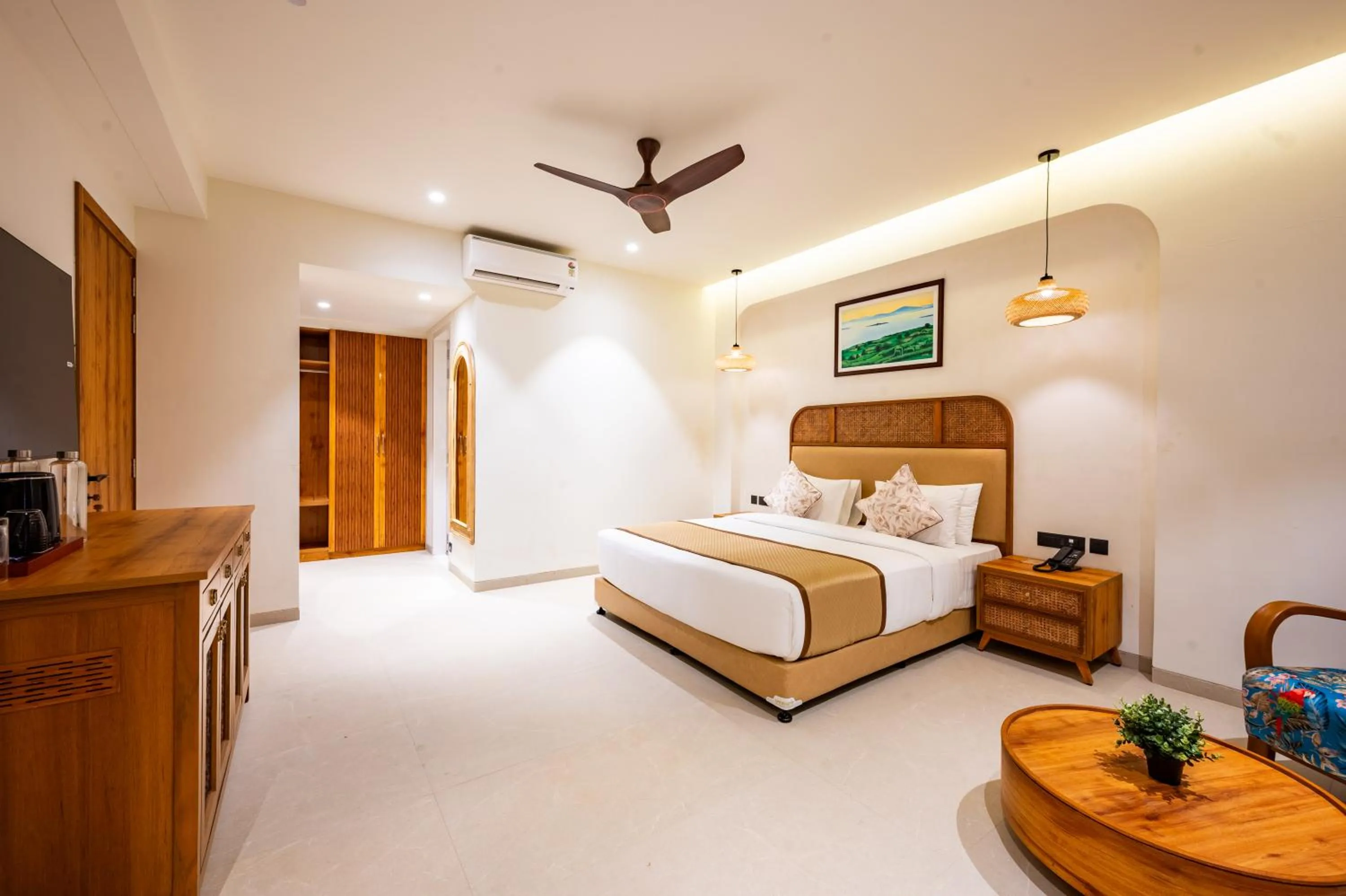 Photo of the whole room, Bed in ARK Lake Resort, Igatpuri