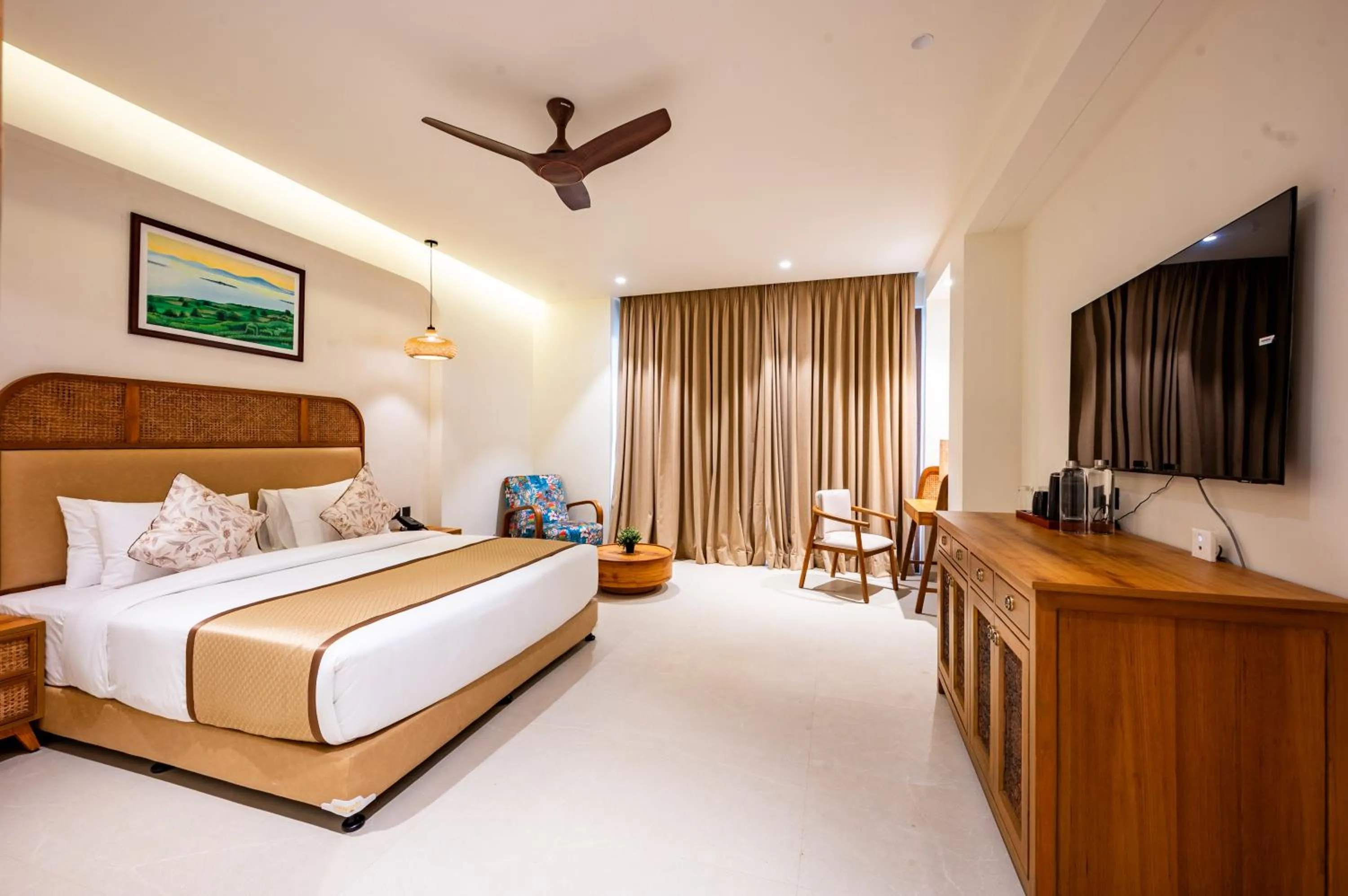 Photo of the whole room, Bed in ARK Lake Resort, Igatpuri