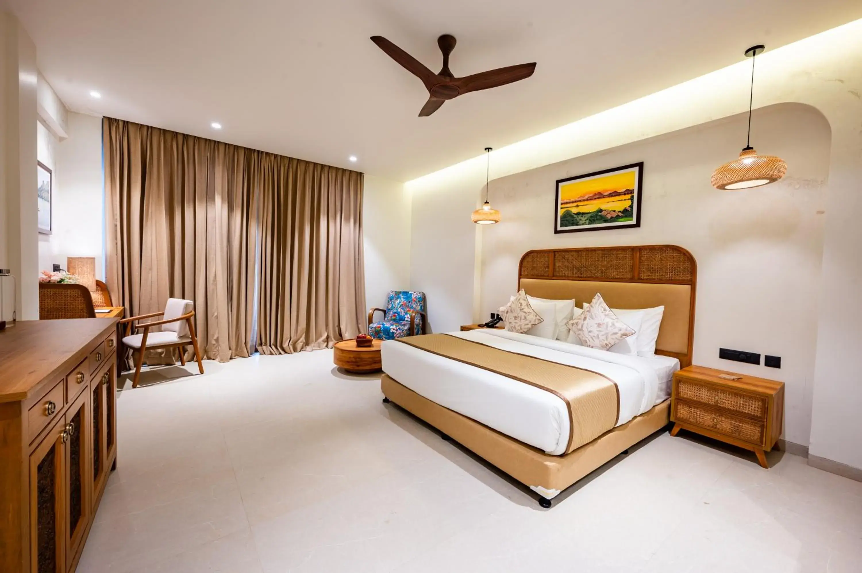 Double Room with Garden View - single occupancy in ARK Lake Resort, Igatpuri Double Room with Garden View - single occupancy in ARK Lake Resort, Igatpuri