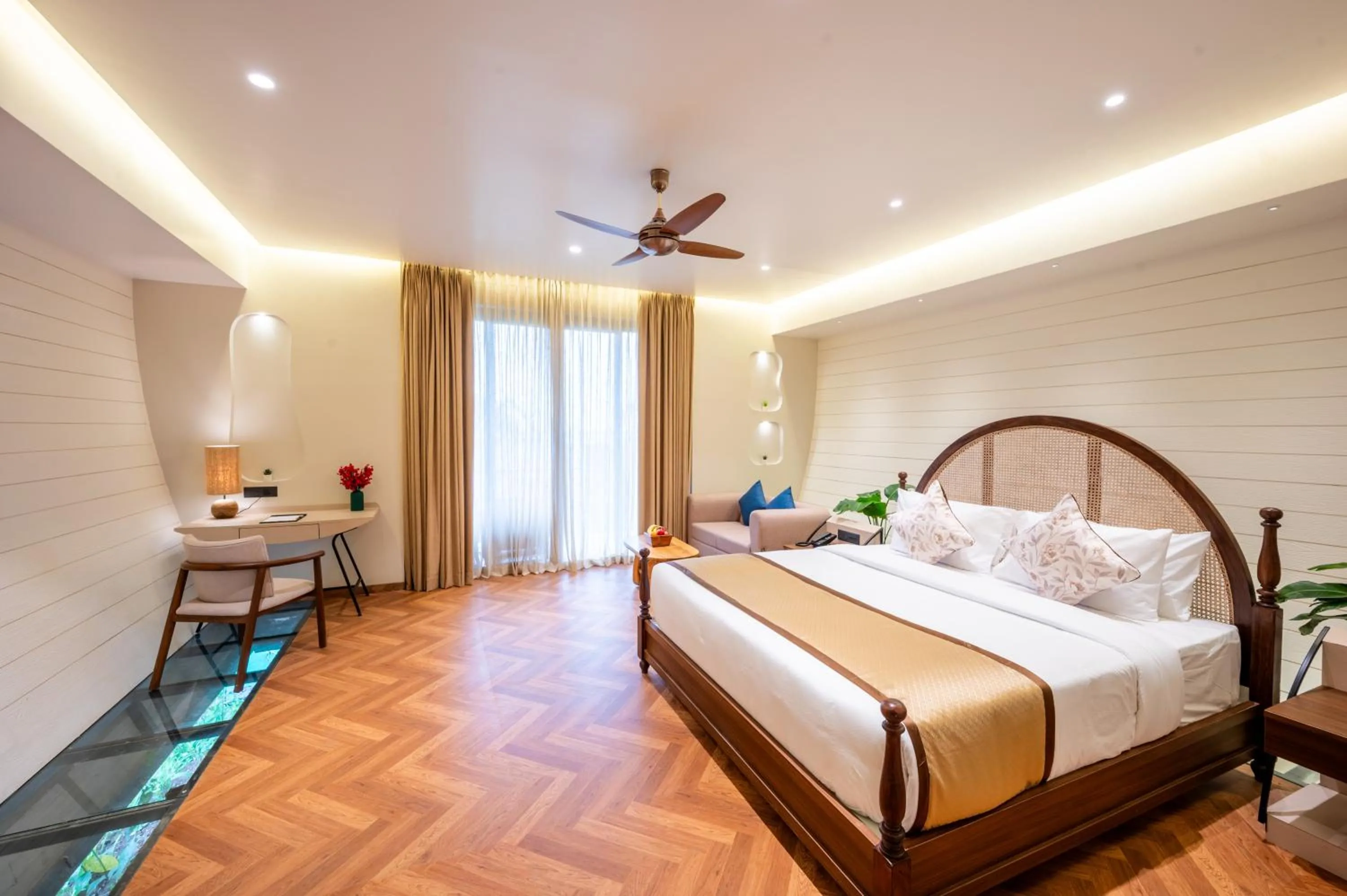 Photo of the whole room, Bed in ARK Lake Resort, Igatpuri