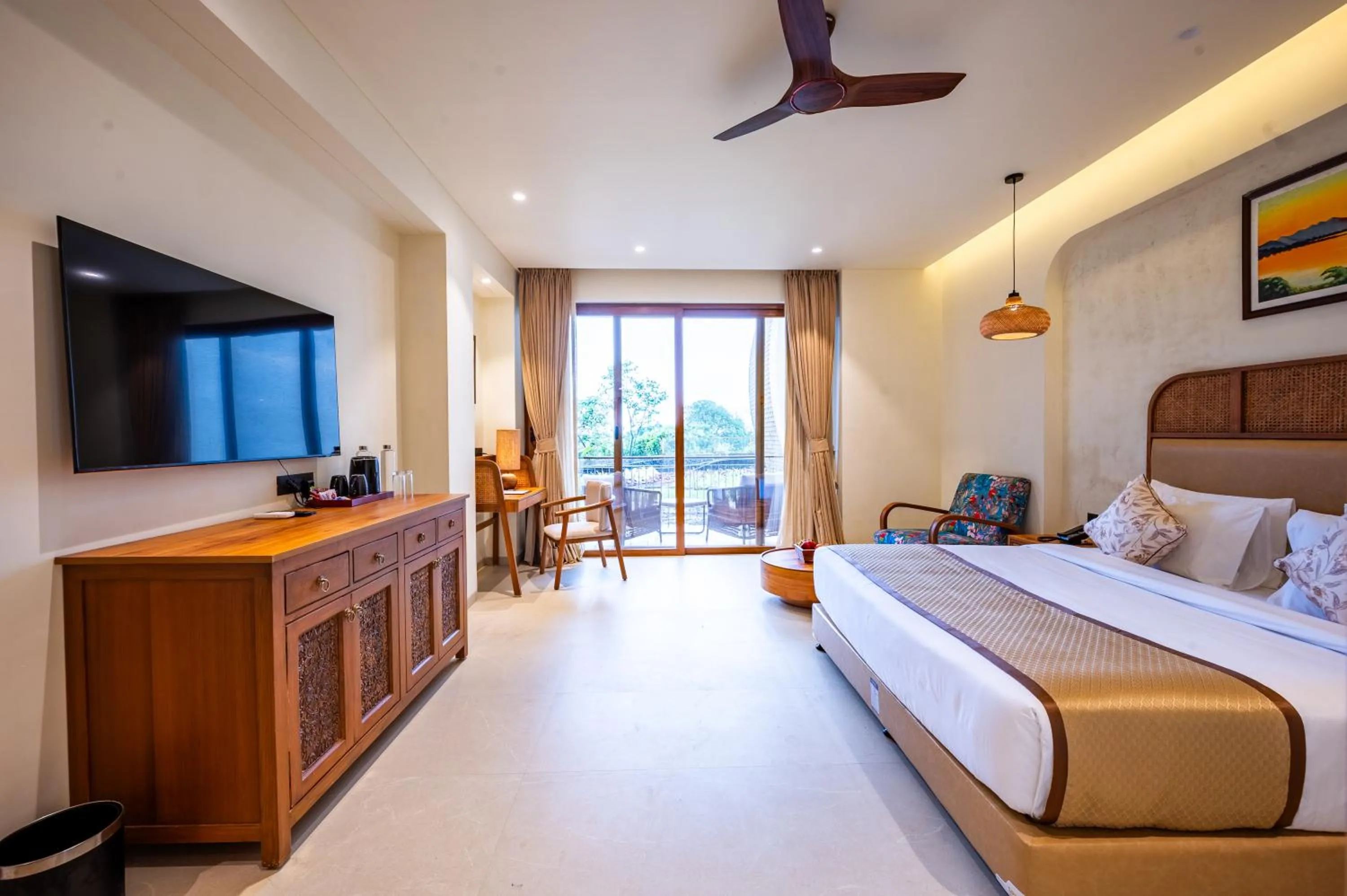 Photo of the whole room, Bed in ARK Lake Resort, Igatpuri
