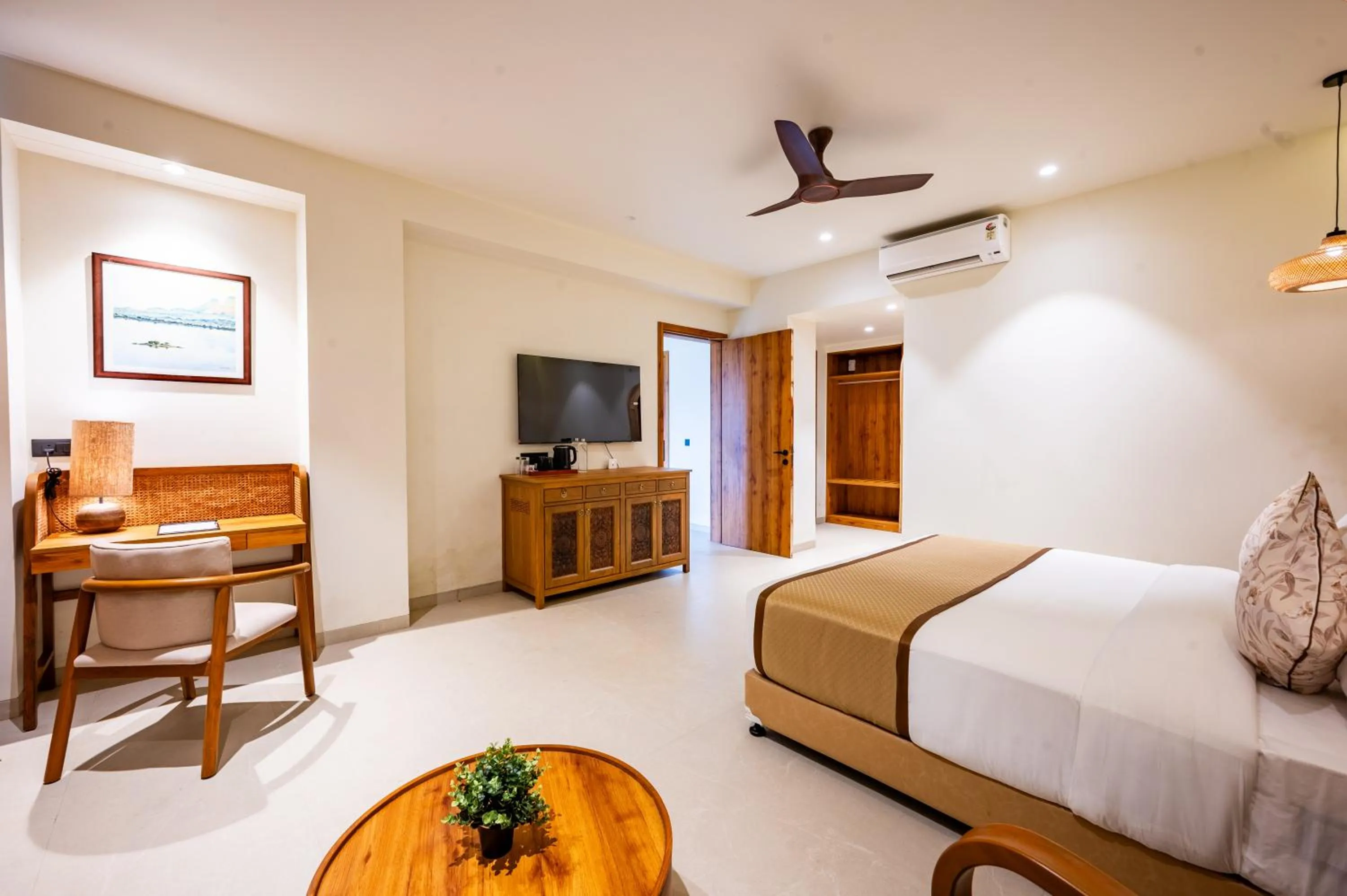 Photo of the whole room, Bed in ARK Lake Resort, Igatpuri