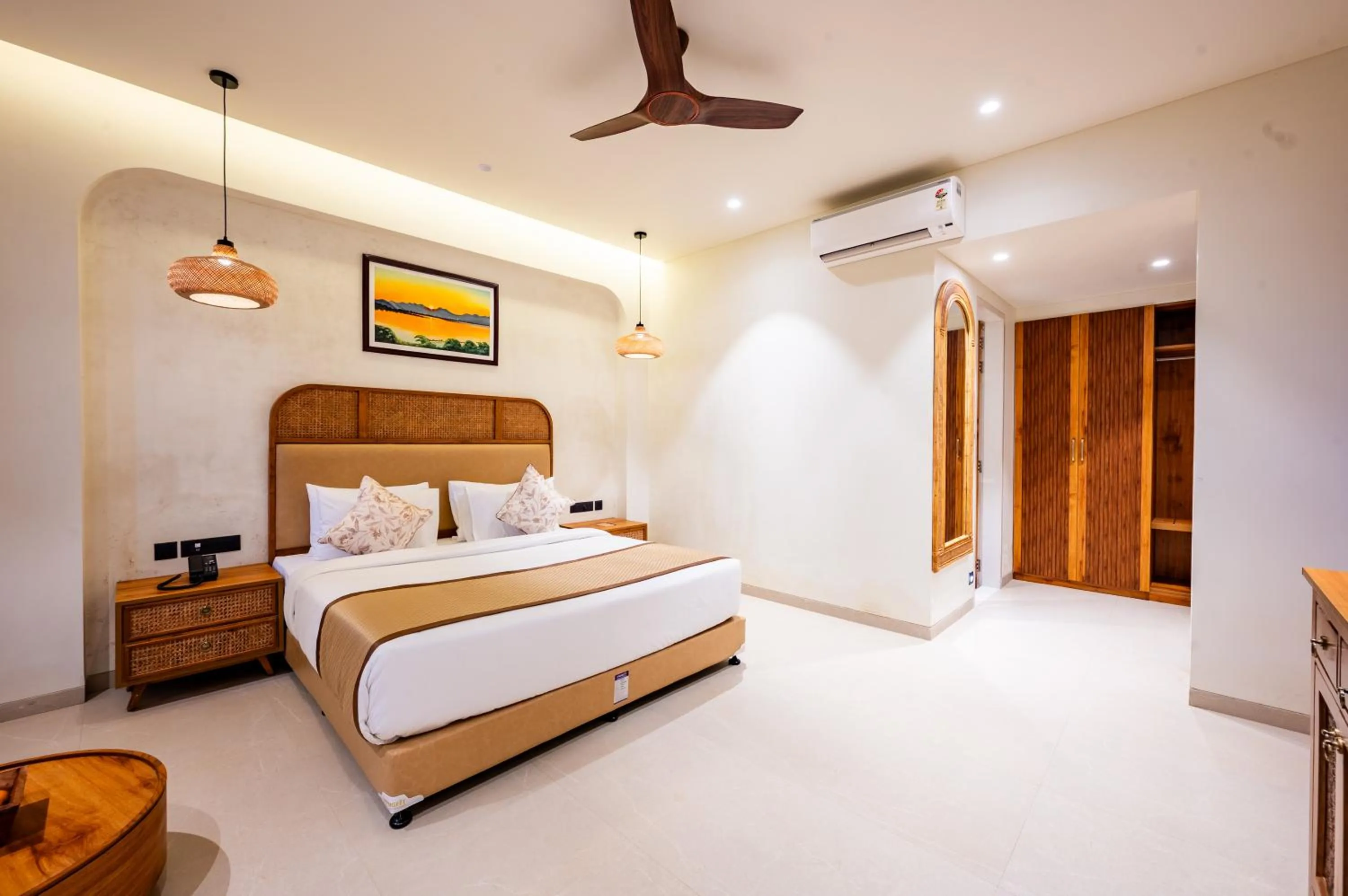 Photo of the whole room, Bed in ARK Lake Resort, Igatpuri