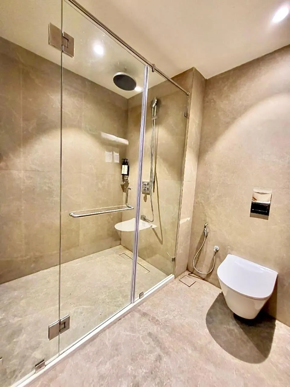 Shower in ARK Lake Resort, Igatpuri