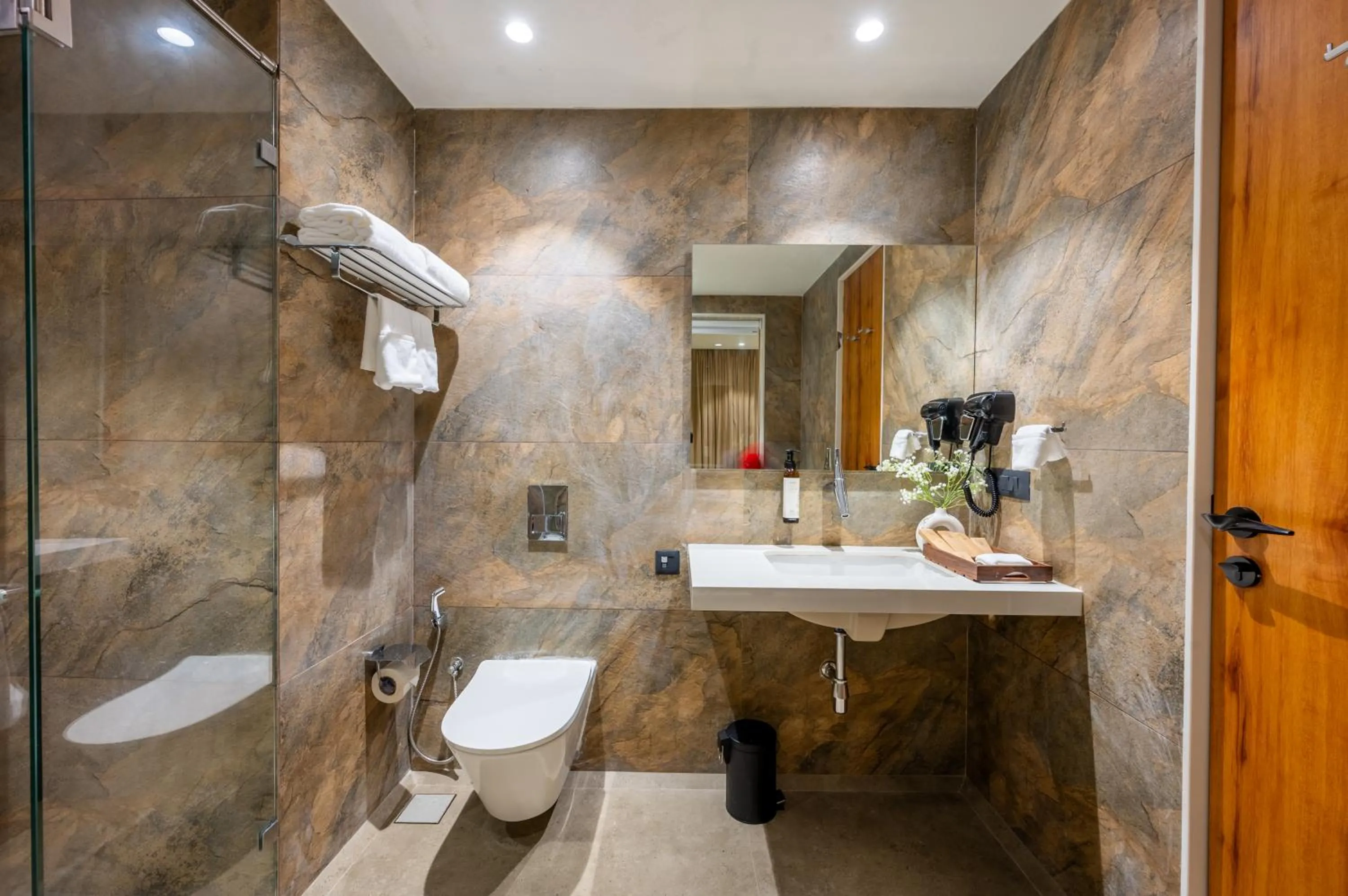 Toilet in ARK Lake Resort, Igatpuri