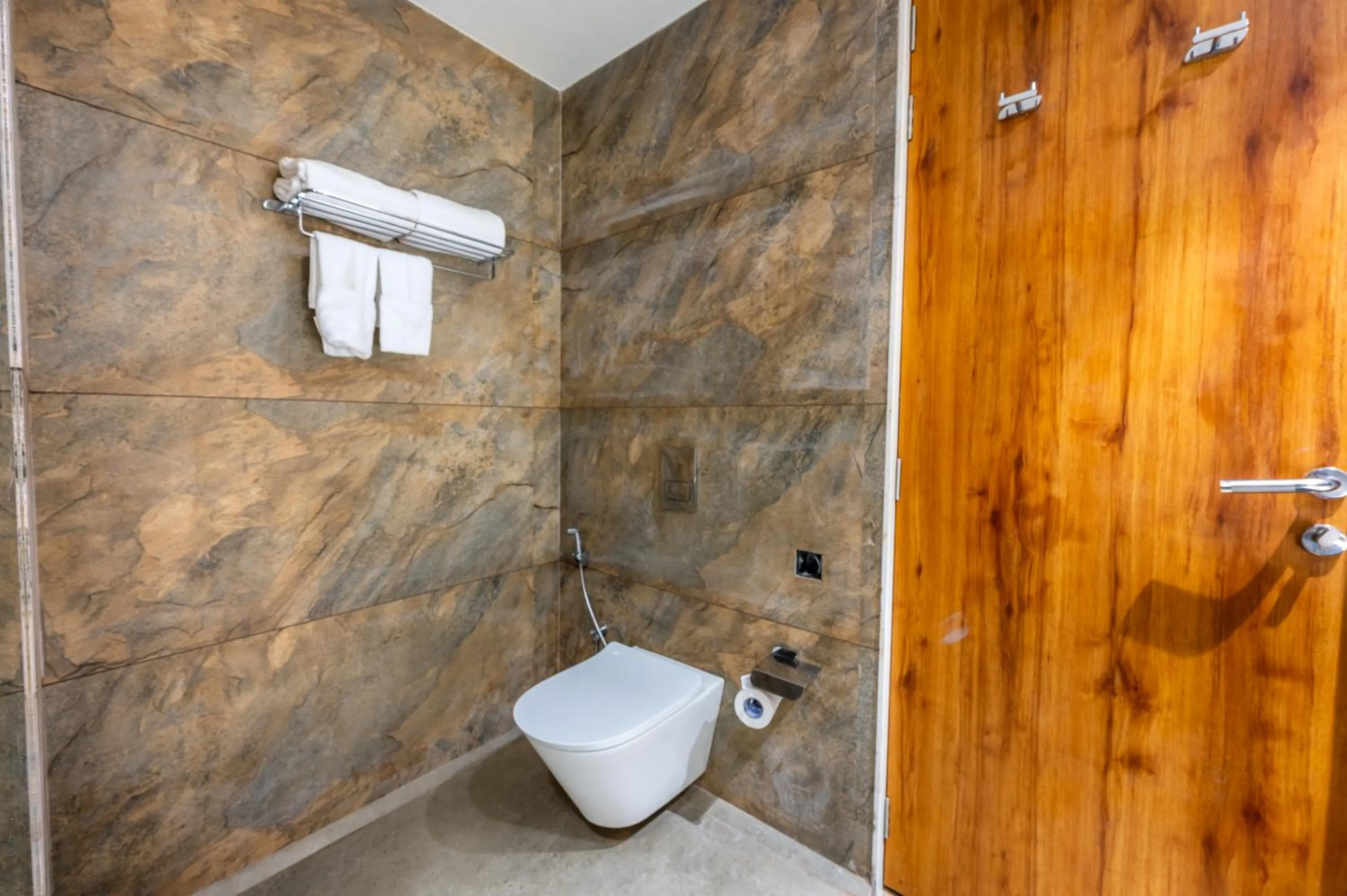 Toilet in ARK Lake Resort, Igatpuri