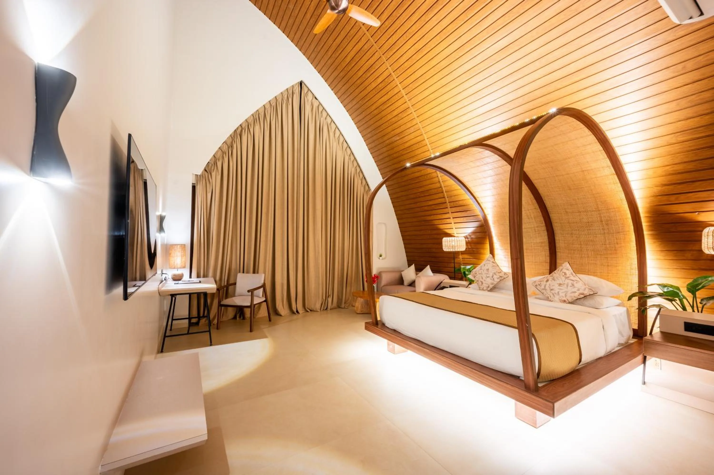 Photo of the whole room, Bed in ARK Lake Resort, Igatpuri