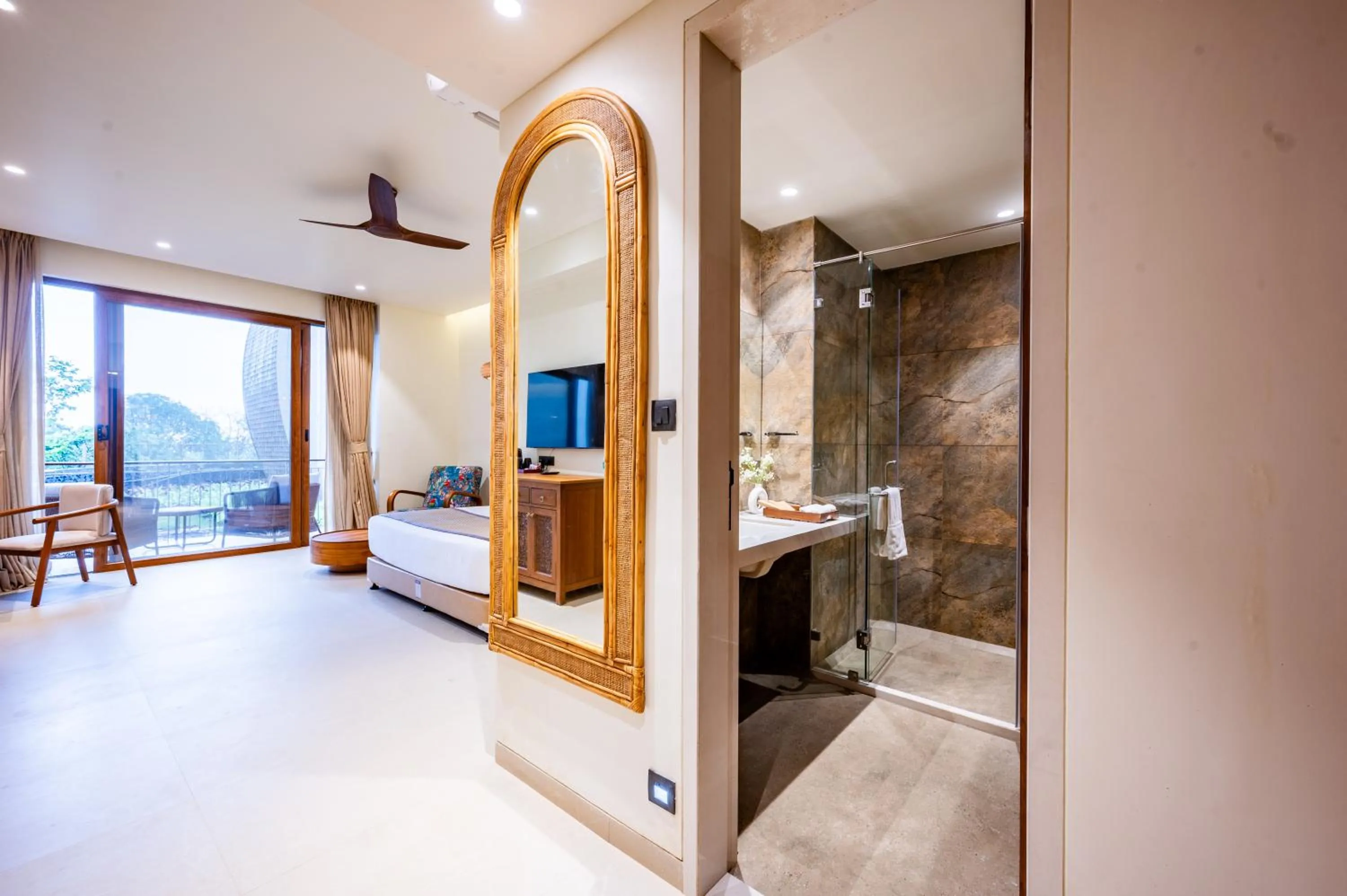Bathroom in ARK Lake Resort, Igatpuri