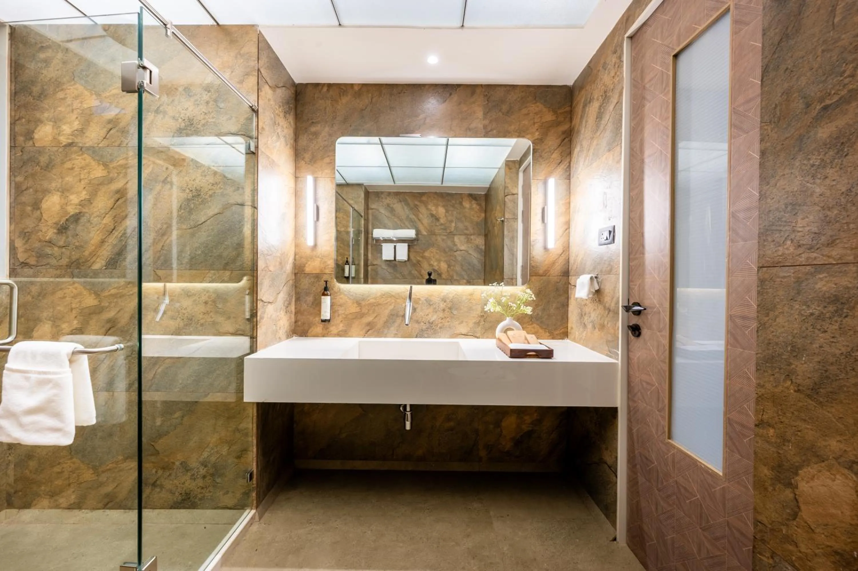 Bathroom in ARK Lake Resort, Igatpuri