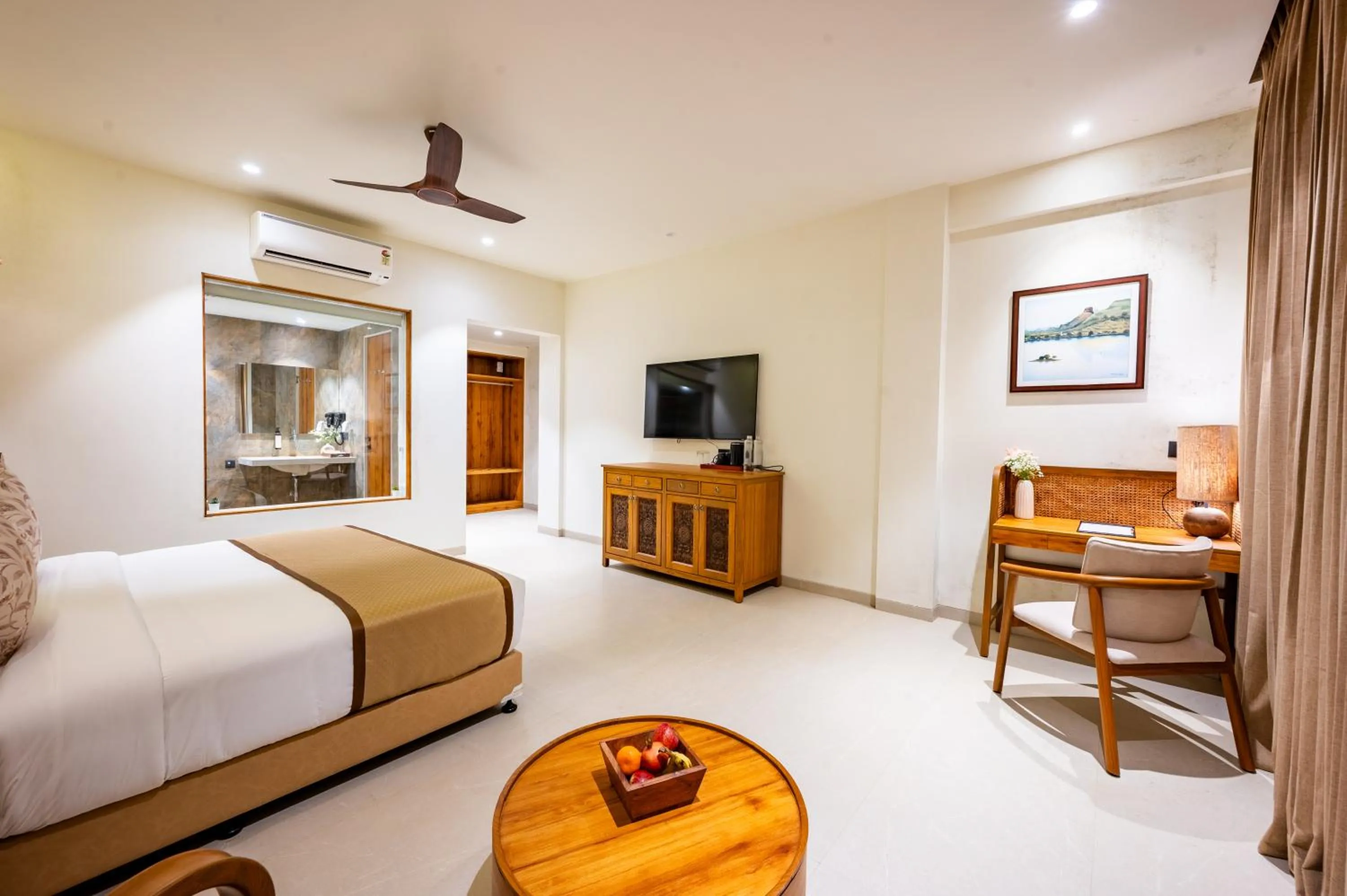 Photo of the whole room, Bed in ARK Lake Resort, Igatpuri