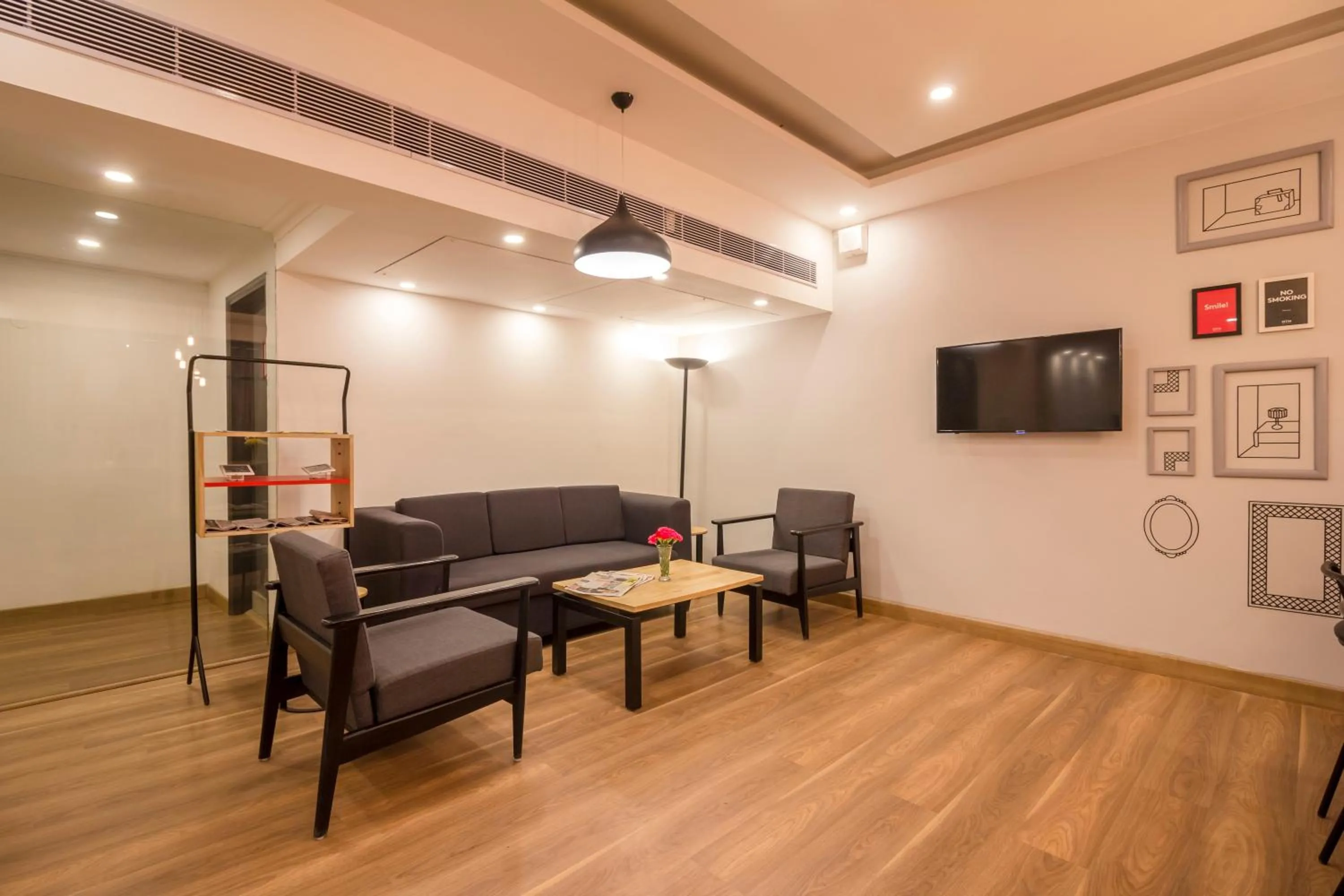 Lobby or reception in Townhouse 013 New Friends Colony