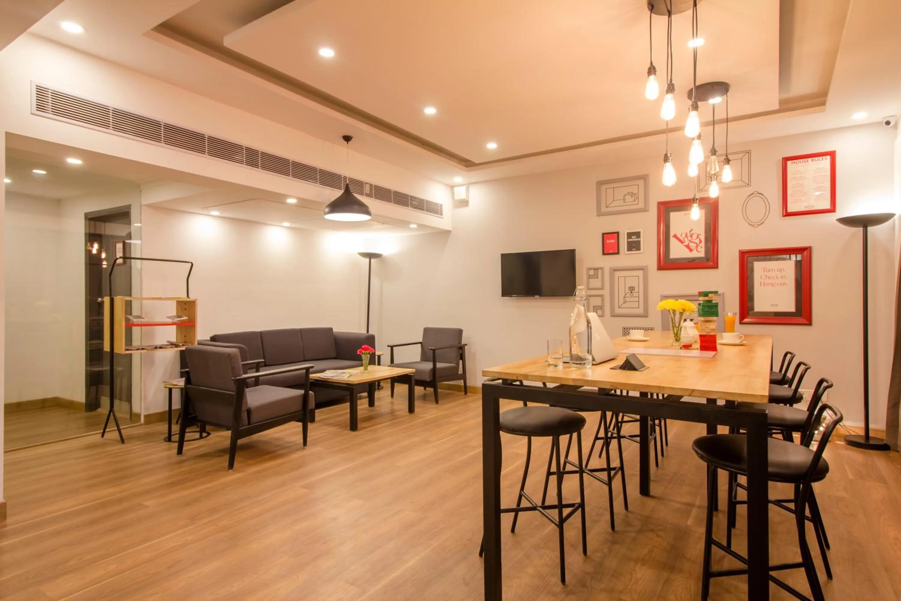 Lobby or reception in Townhouse 013 New Friends Colony