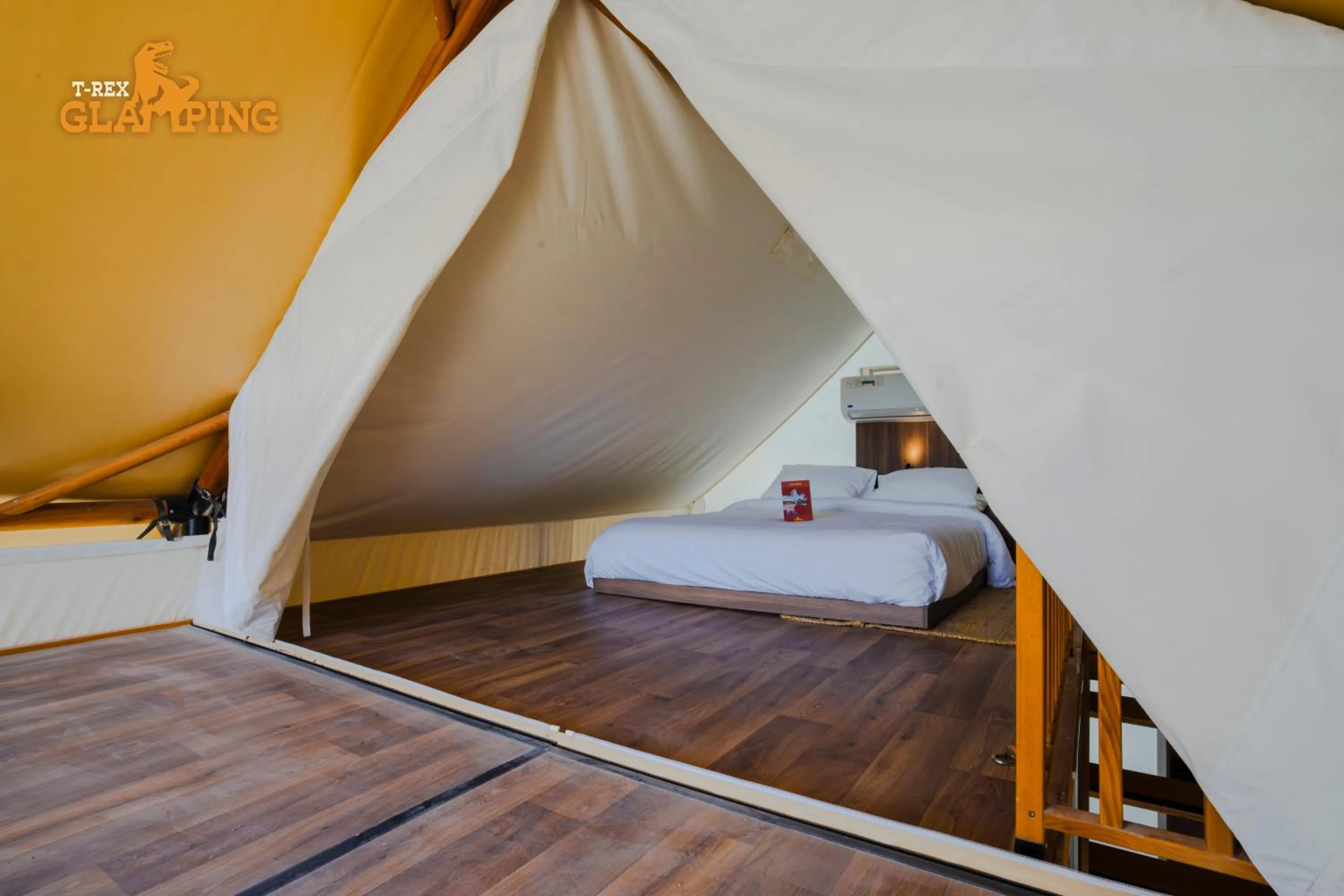 Photo of the whole room, Bed in T-Rex Glamping, Including Free Access to Dubai Parks and Resorts