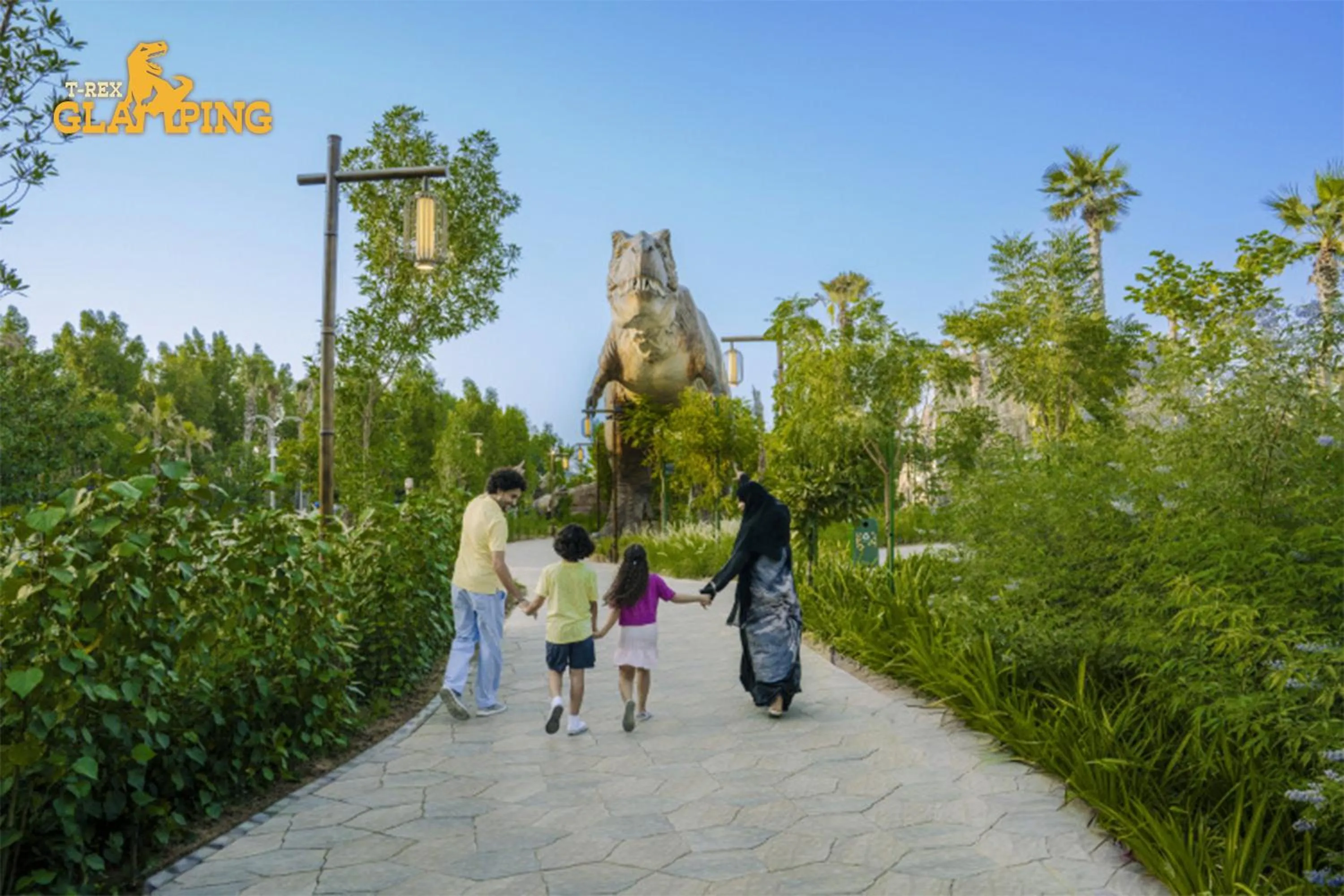 Natural landscape in T-Rex Glamping, Including Free Access to Dubai Parks and Resorts