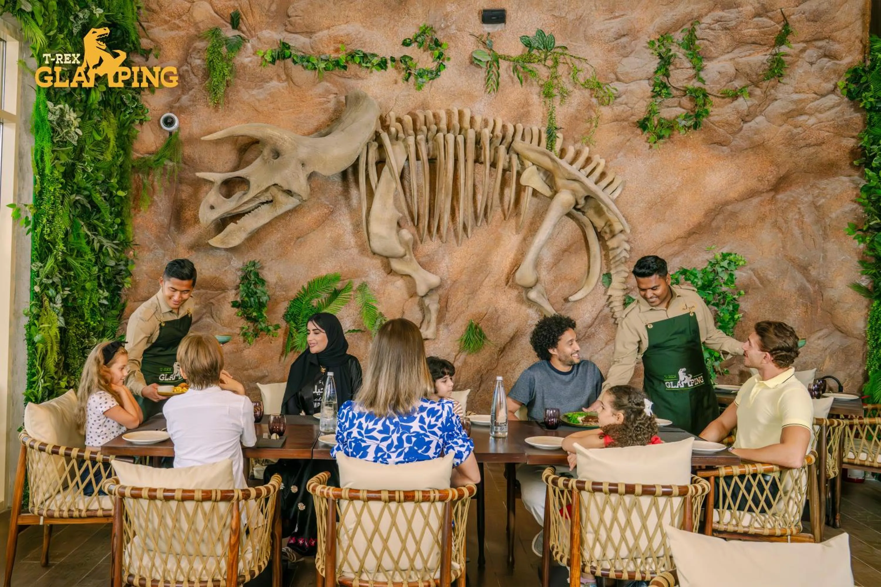 Restaurant/places to eat in T-Rex Glamping, Including Free Access to Dubai Parks and Resorts