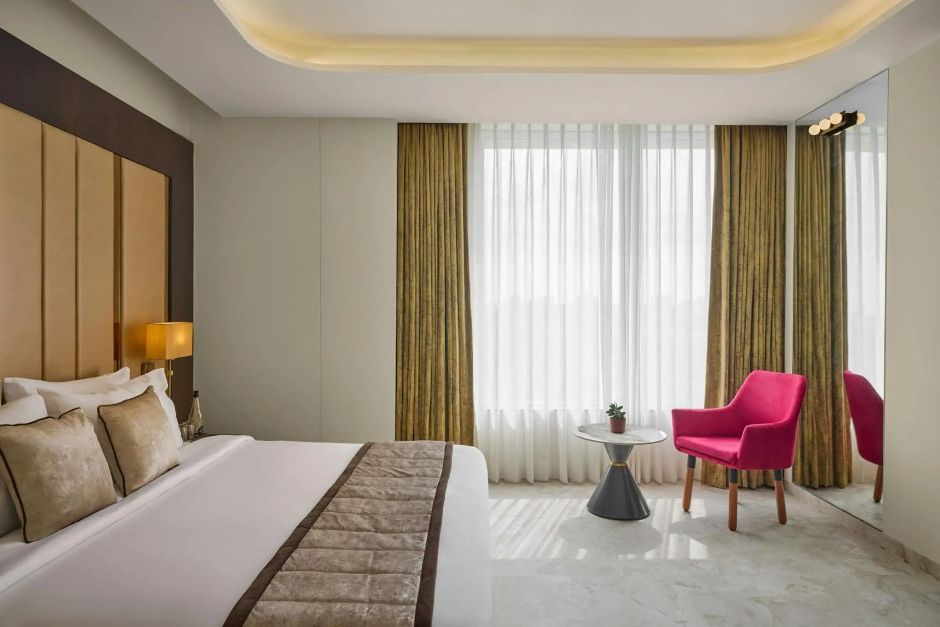 Hazel King Suite with City View - single occupancy in The Fern Residency, Solapur, Series by Marriott Hazel King Suite with City View - single occupancy in The Fern Residency, Solapur, Series by Marriott
