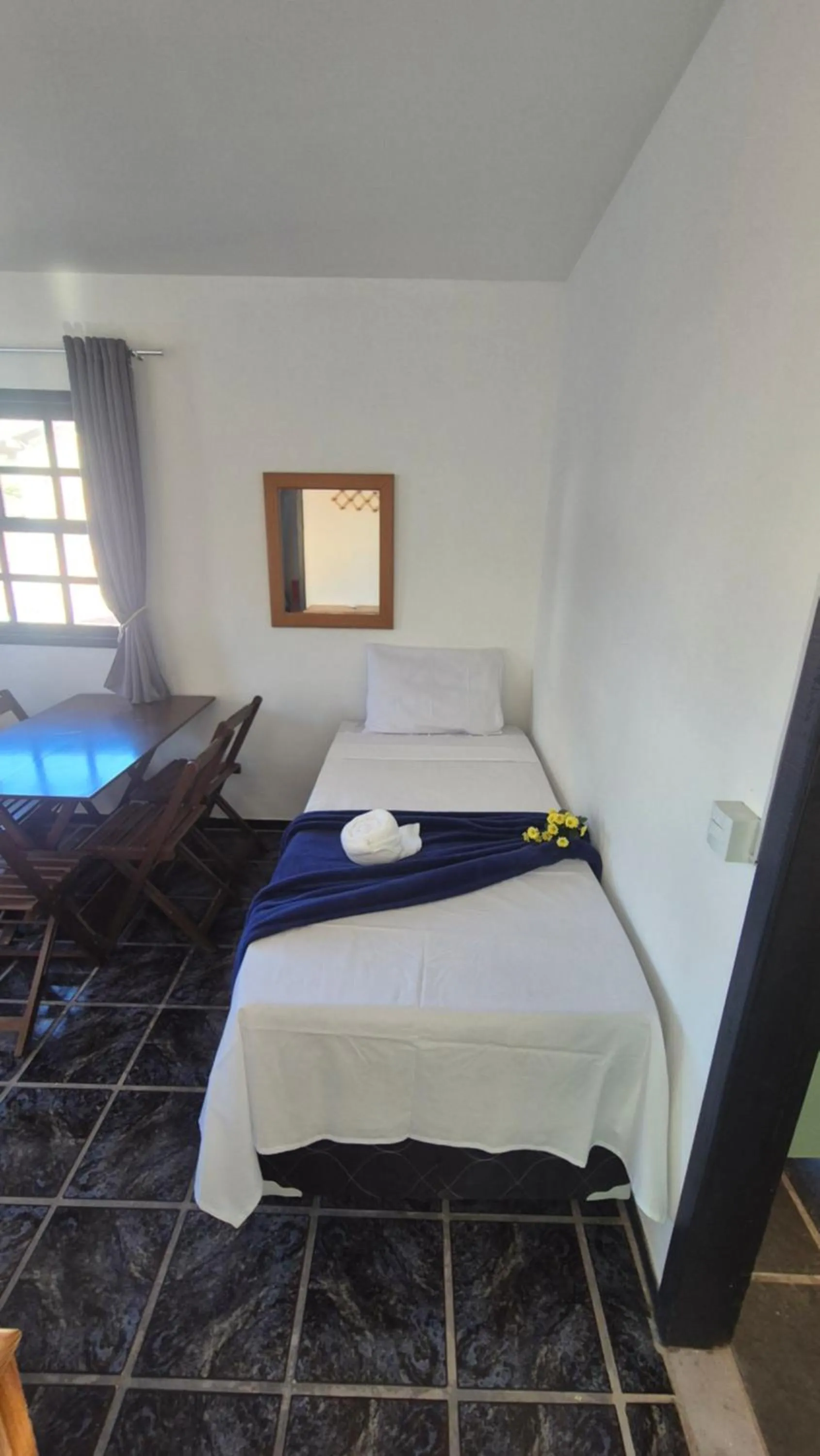 Bed in Magia D'ajuda Hospedagem - Centrinho, próximo à Mucugê